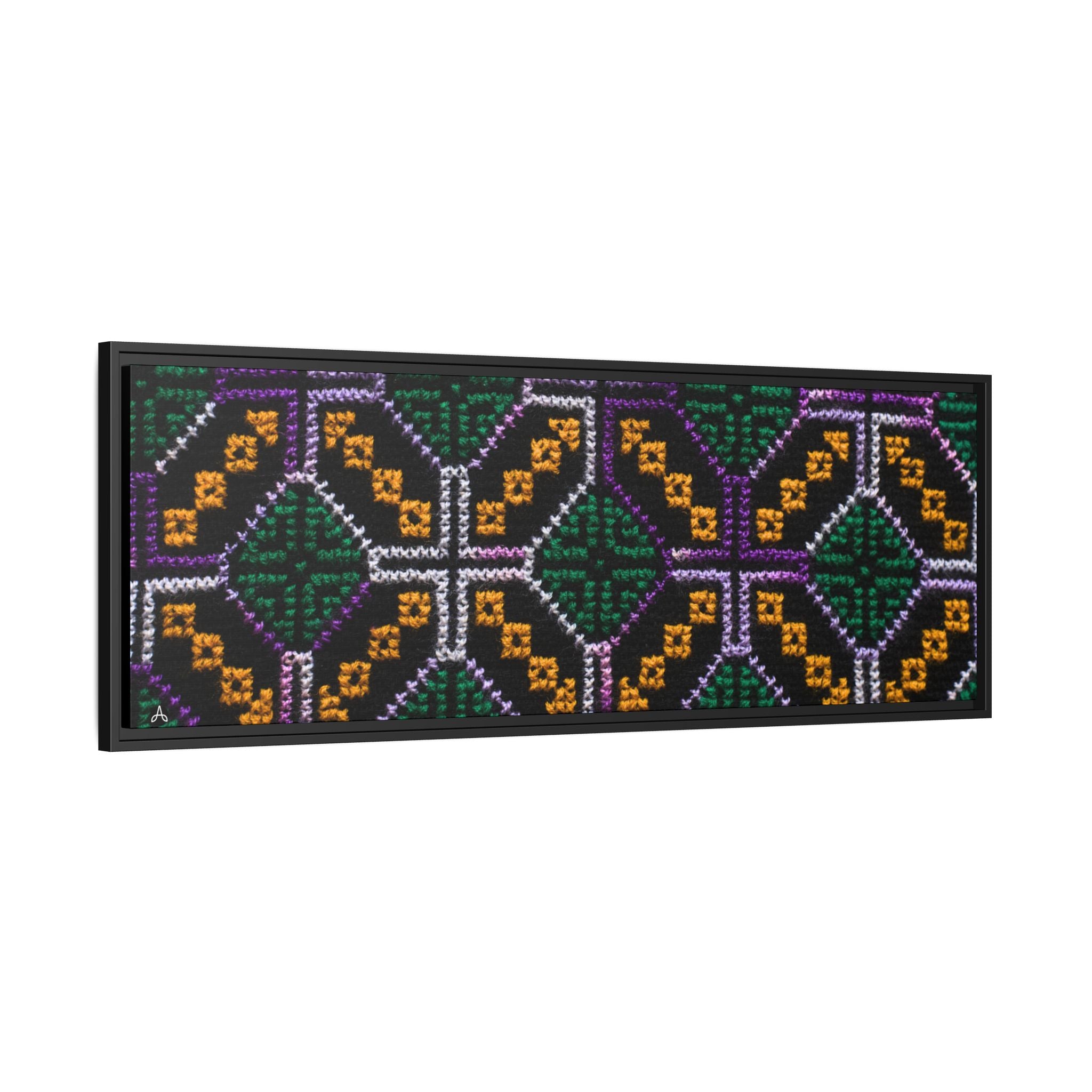 Canvas Shipibo Art – Petó Kené – Icaro of the forest and sky