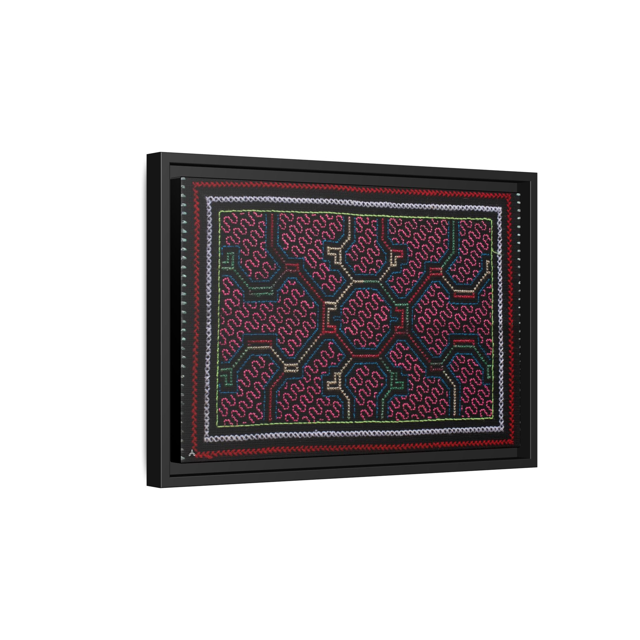 Canvas Shipibo Art – Metax Kené – Icaro of the medicine trees