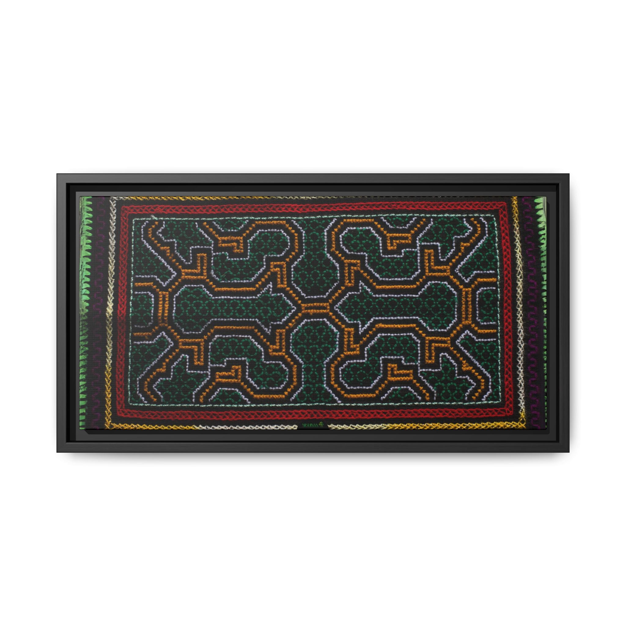 Canvas Shipibo Art – Metax Kené – Icaro of the trees