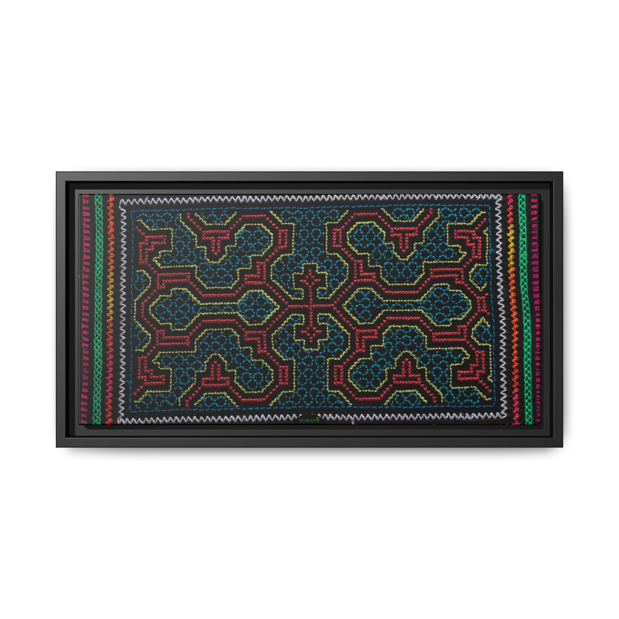 Canvas Shipibo Art – Mayá Kené – Icaro of beautifying