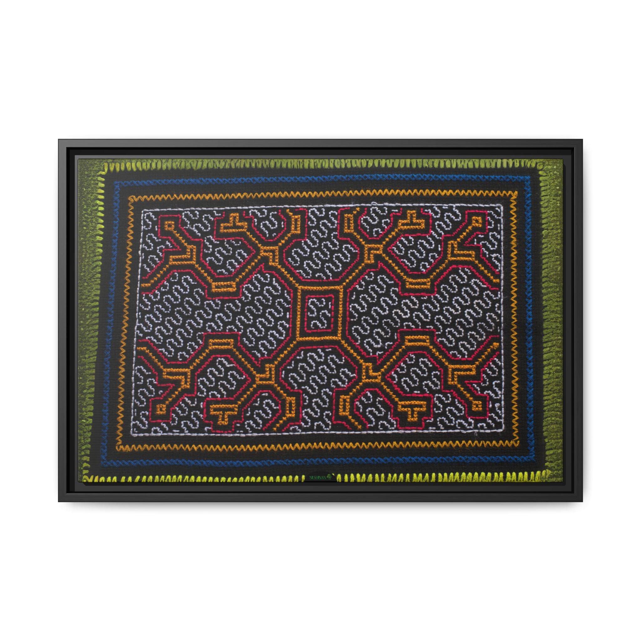 Canvas Shipibo Art – Mayá Kené – Icaro of the family member