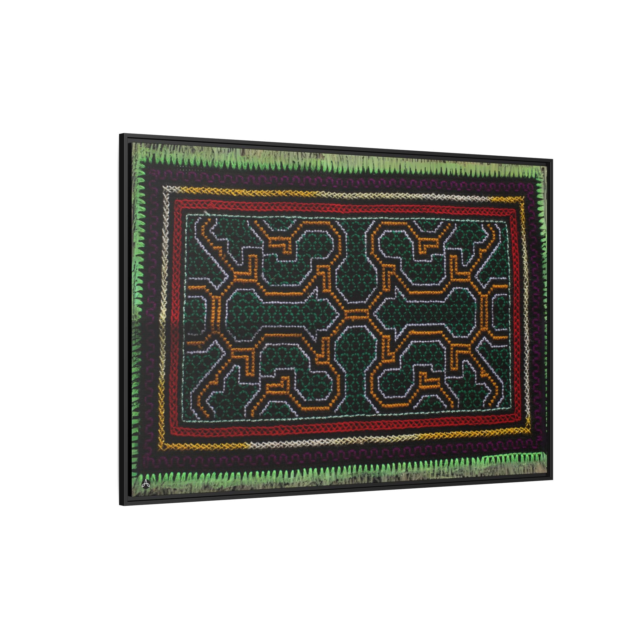 Canvas Shipibo Art – Metax Kené – Icaro of the trees