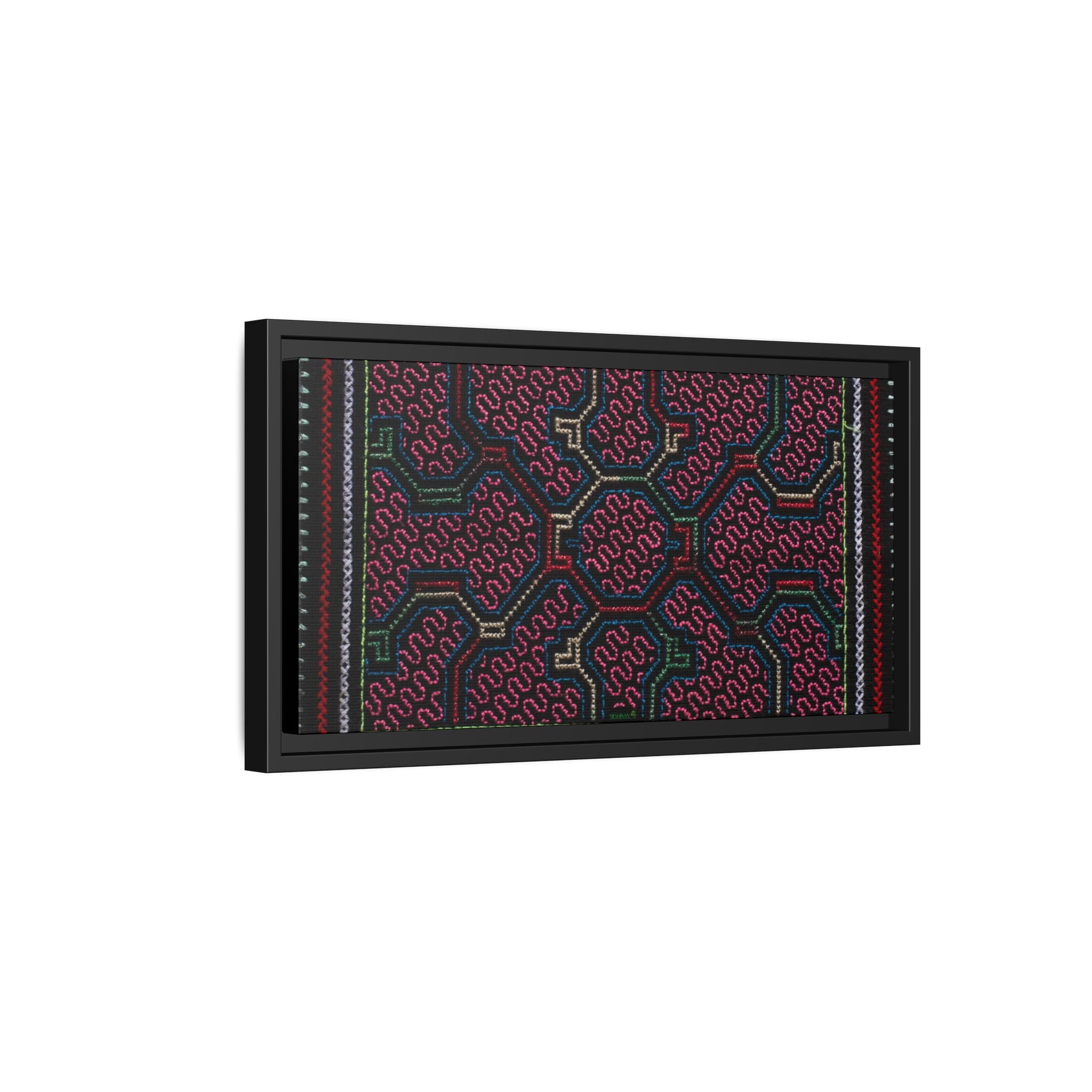Canvas Shipibo Art – Metax Kené – Icaro of the medicine trees