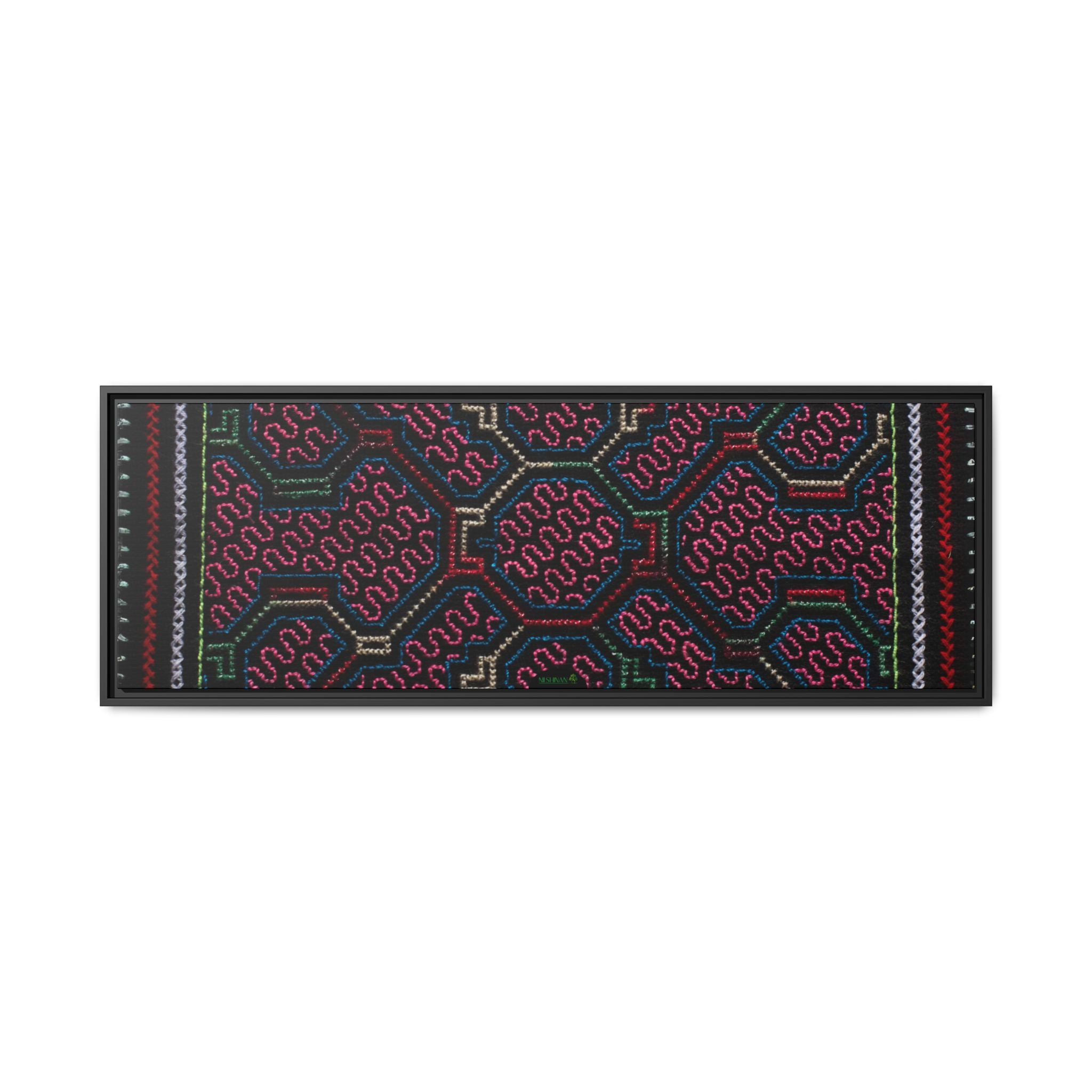 Canvas Shipibo Art – Metax Kené – Icaro of the medicine trees