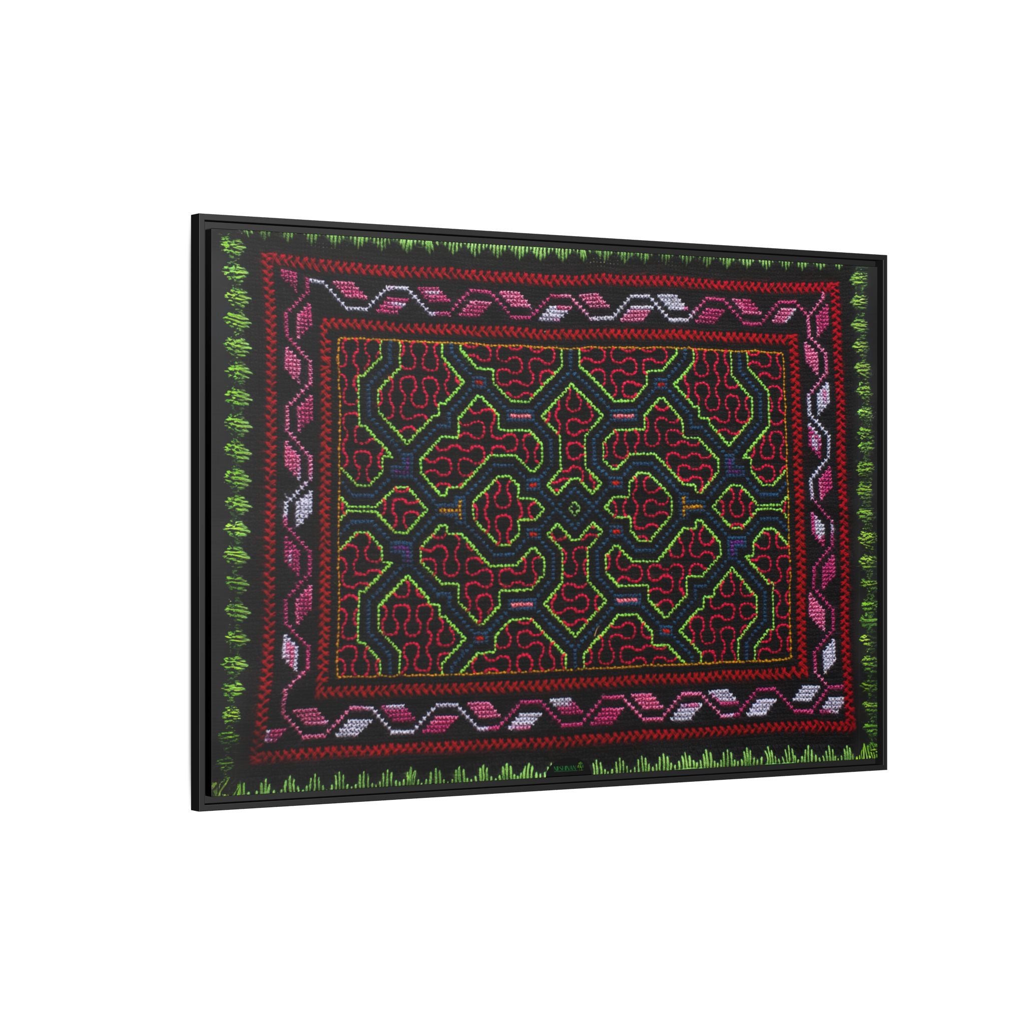 Canvas Shipibo Art – Sanken Kené – Icaro of all elements
