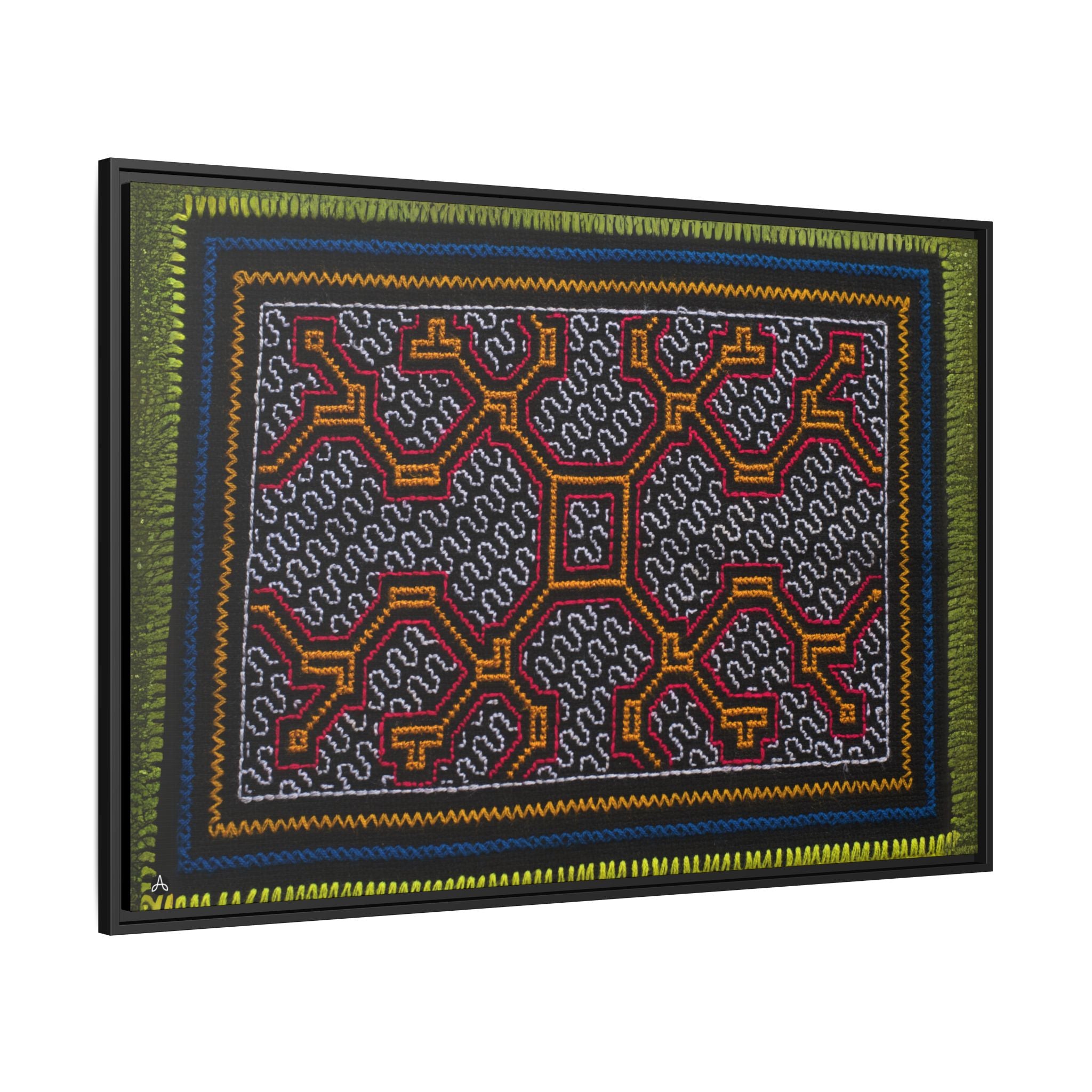 Canvas Shipibo Art – Mayá Kené – Icaro of the family member