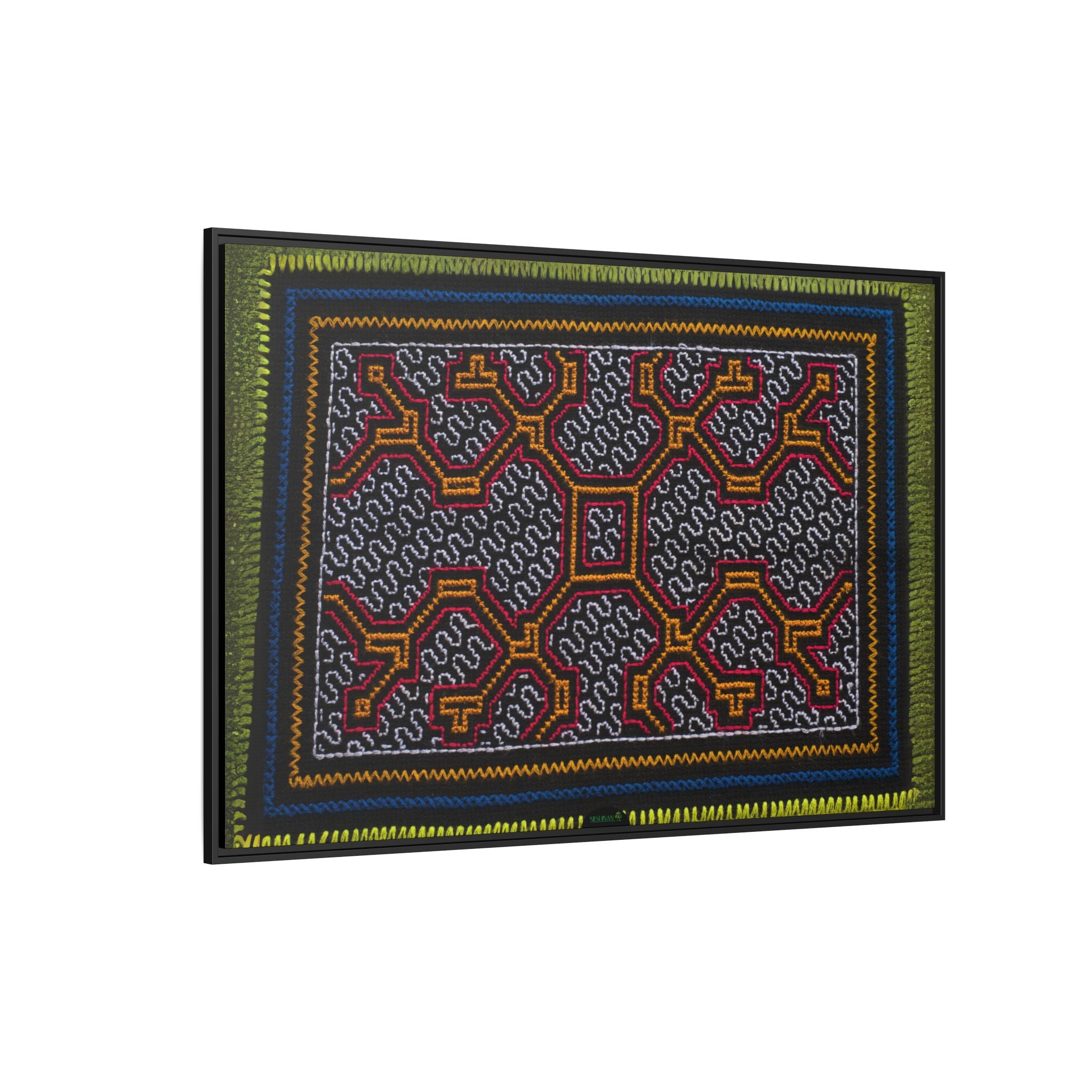 Canvas Shipibo Art – Mayá Kené – Icaro of the family member