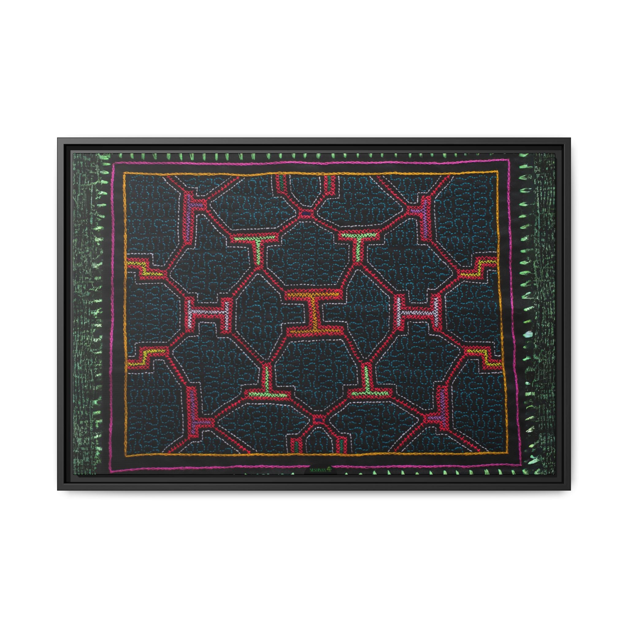 Canvas Shipibo Art – Xao Kené – Icaro of acceptance