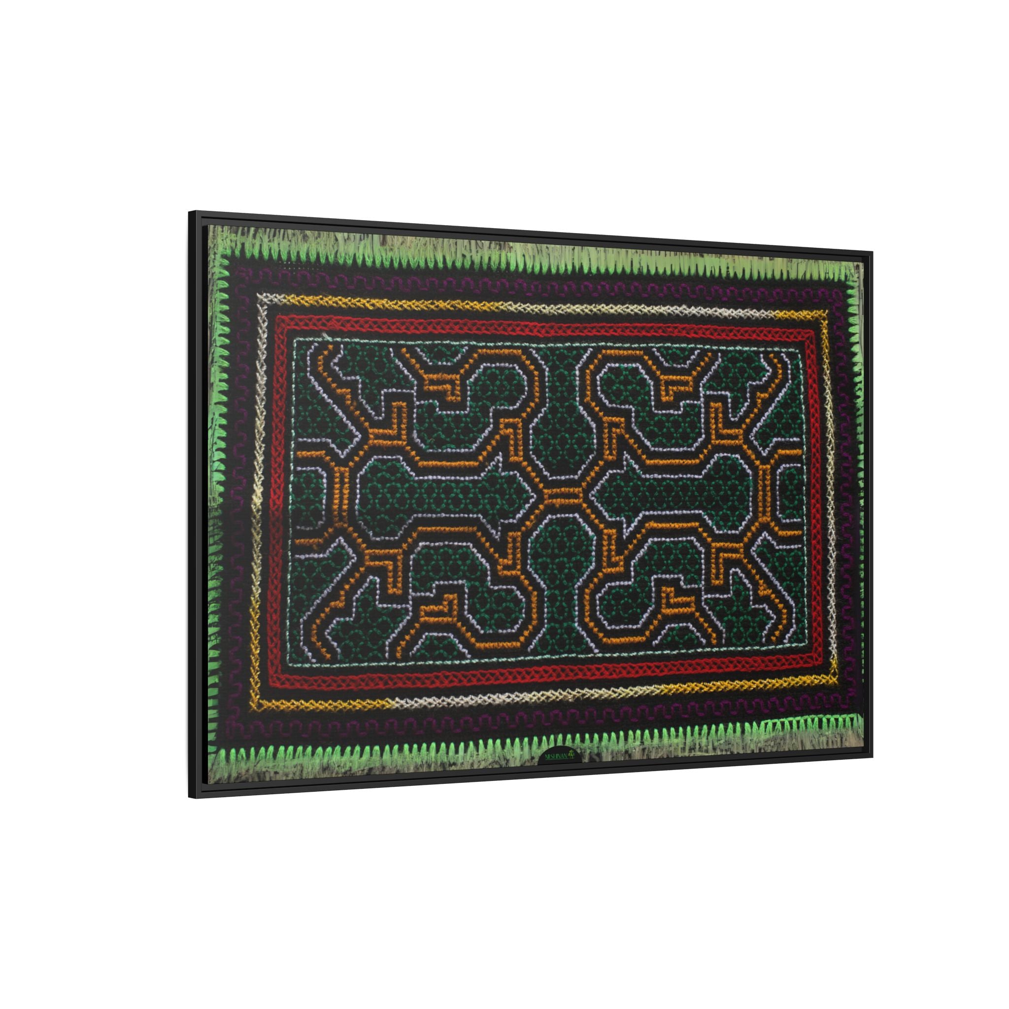Canvas Shipibo Art – Metax Kené – Icaro of the trees