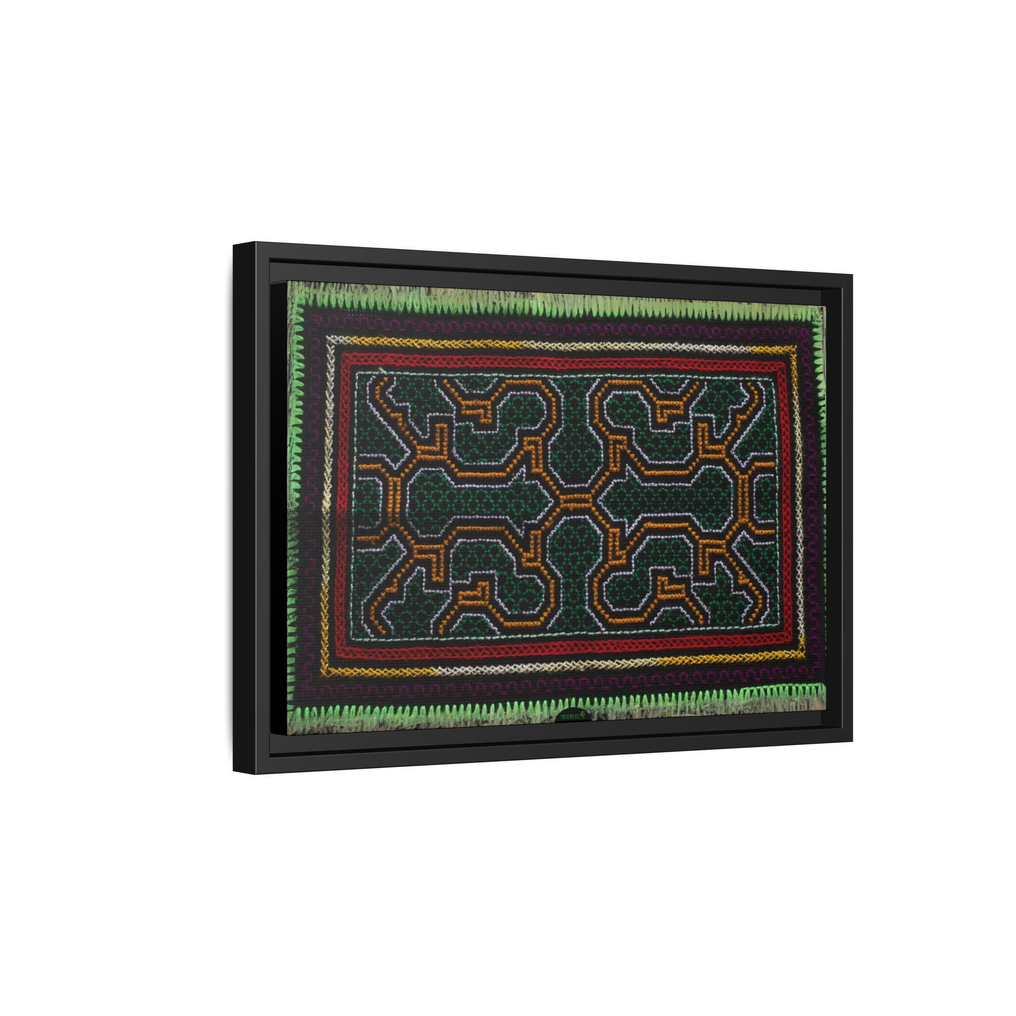Canvas Shipibo Art – Metax Kené – Icaro of the trees