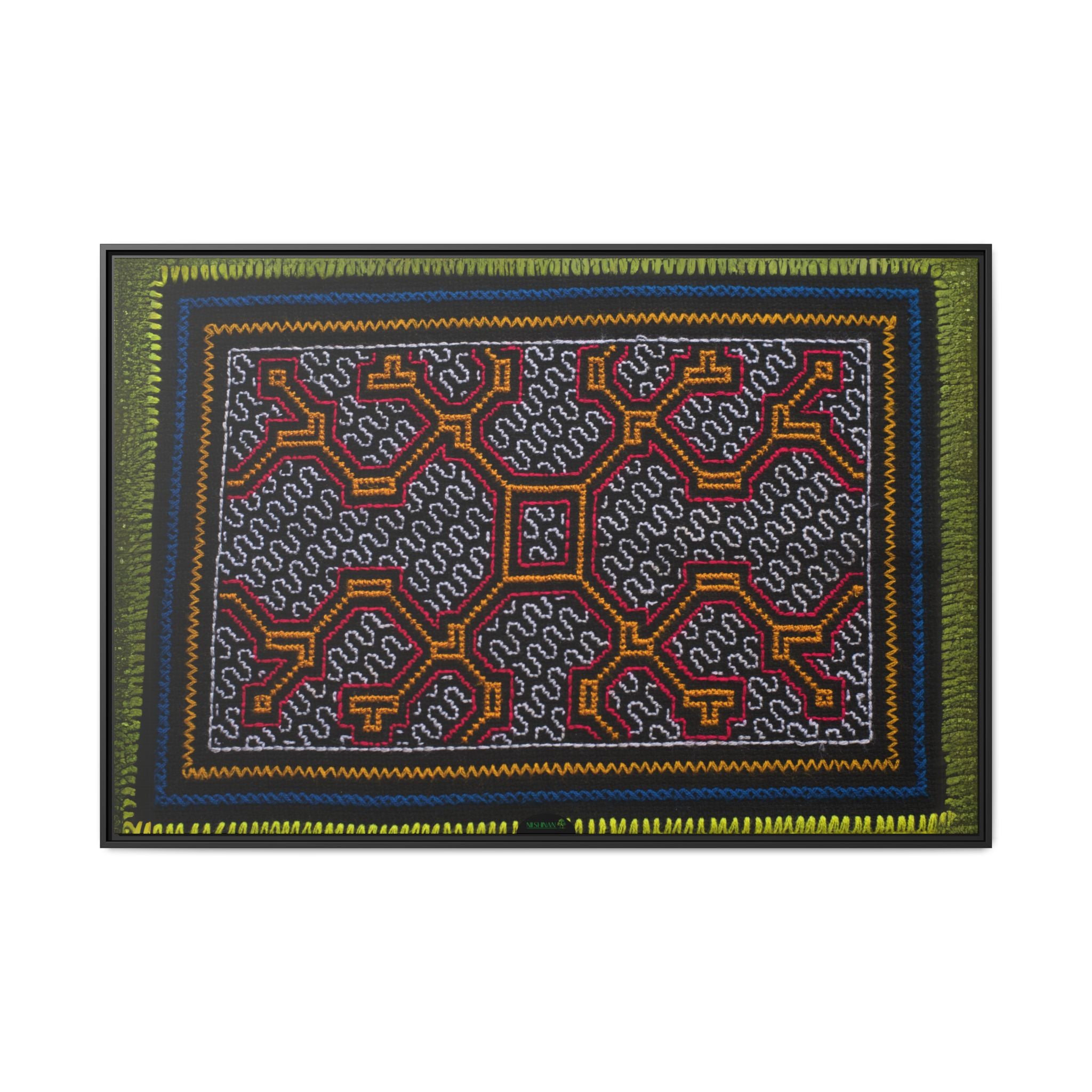 Canvas Shipibo Art – Mayá Kené – Icaro of the family member