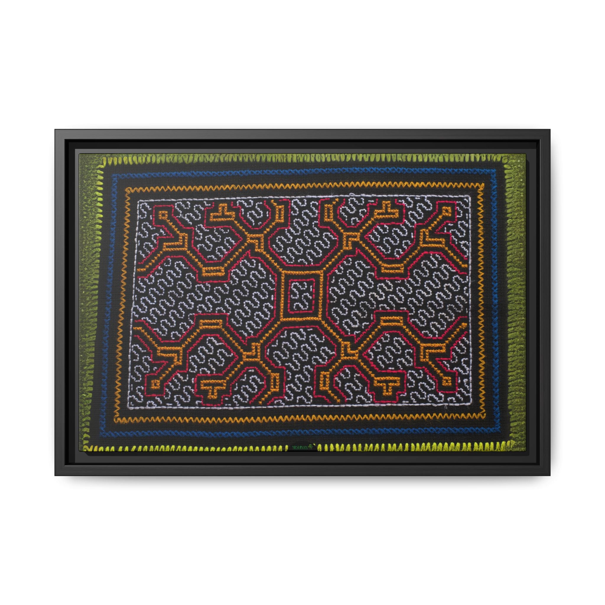 Canvas Shipibo Art – Mayá Kené – Icaro of the family member
