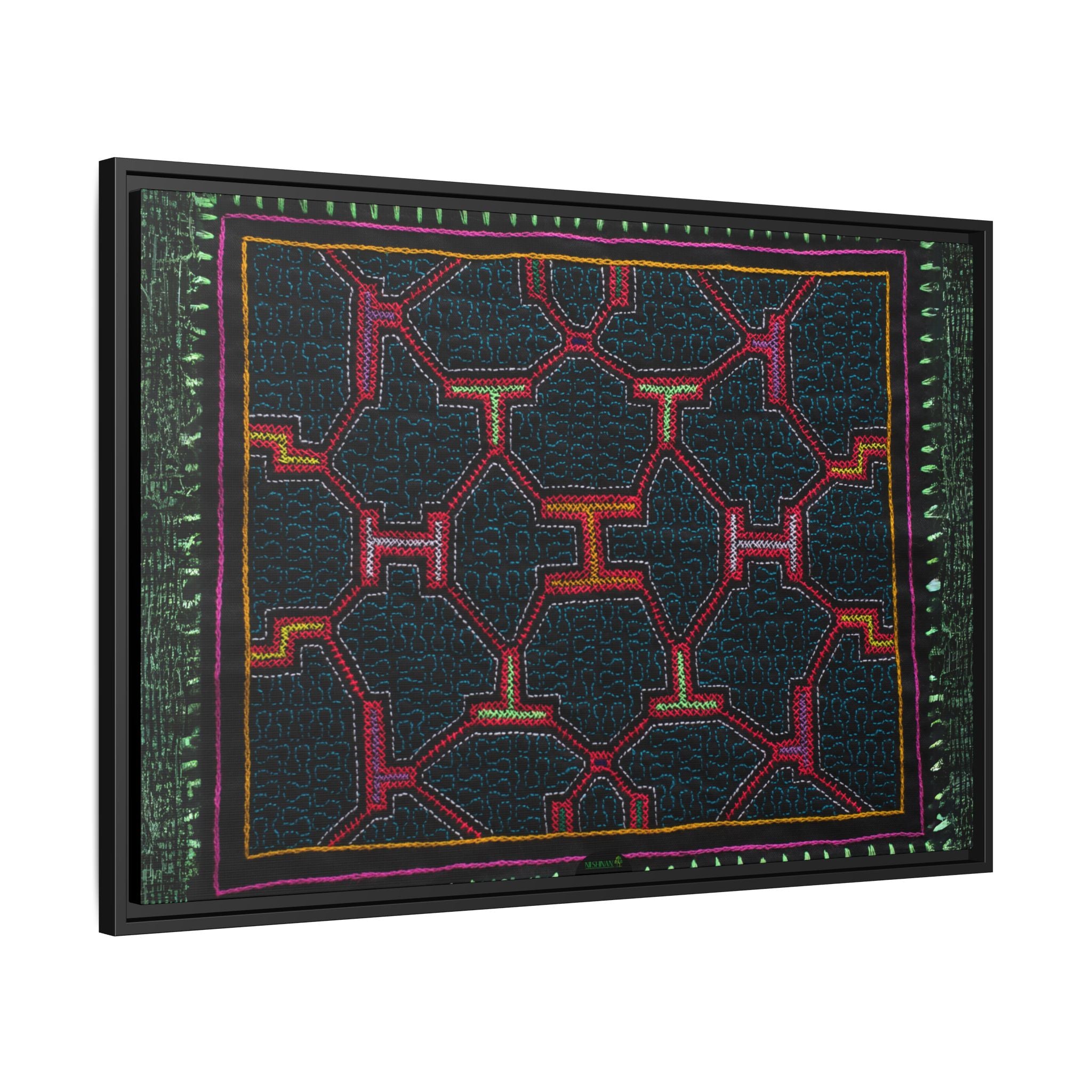 Canvas Shipibo Art – Xao Kené – Icaro of acceptance