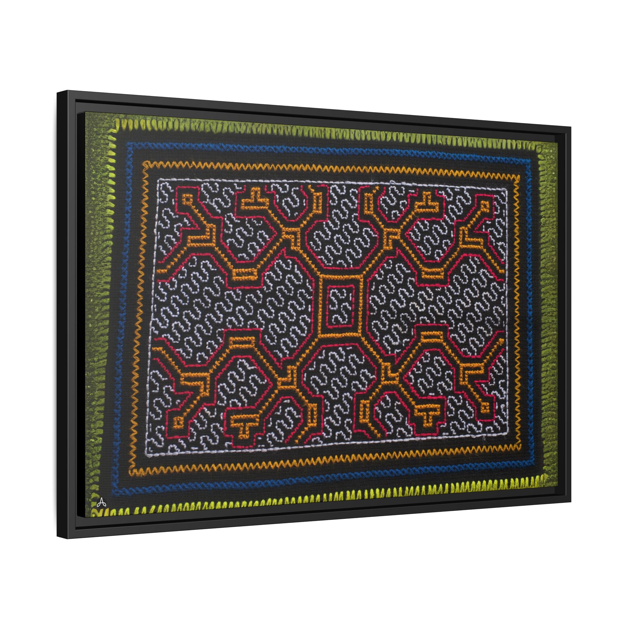 Canvas Shipibo Art – Mayá Kené – Icaro of the family member