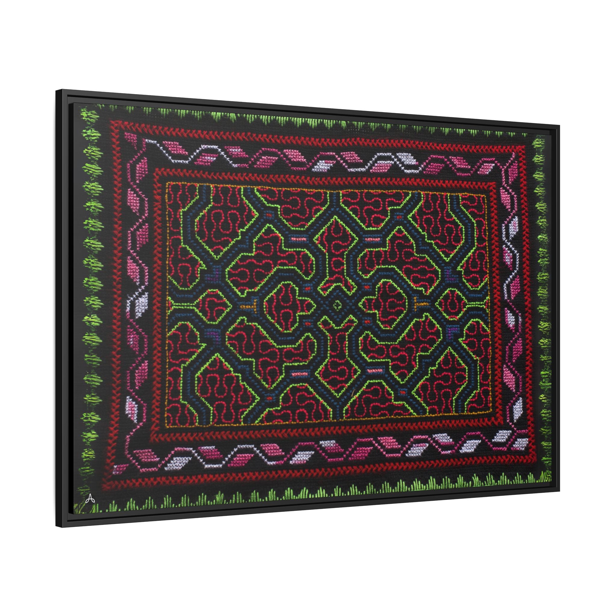 Canvas Shipibo Art – Sanken Kené – Icaro of all elements