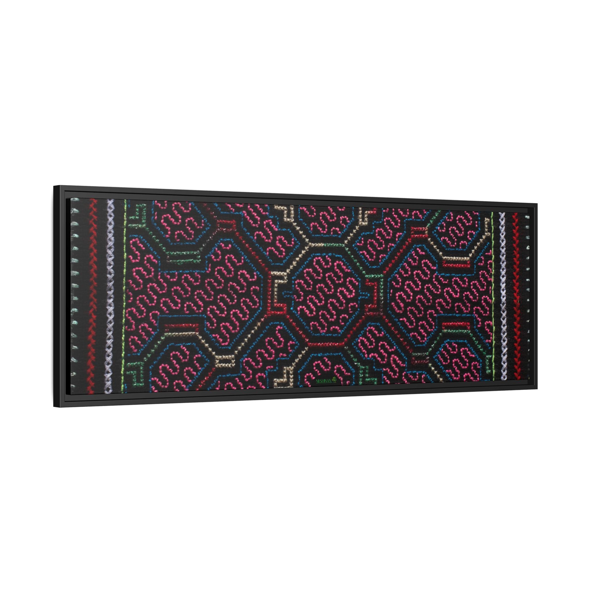 Canvas Shipibo Art – Metax Kené – Icaro of the medicine trees