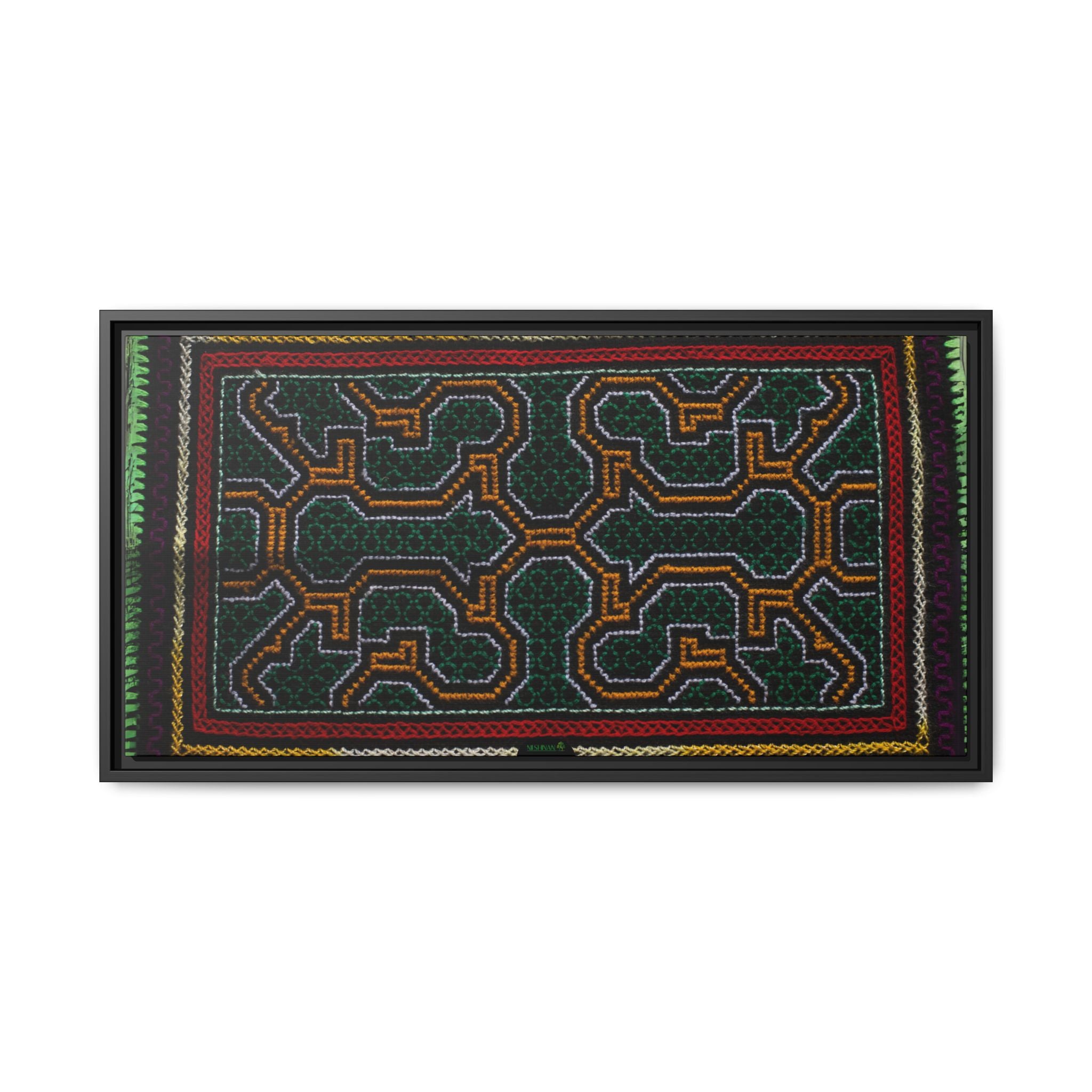 Canvas Shipibo Art – Metax Kené – Icaro of the trees