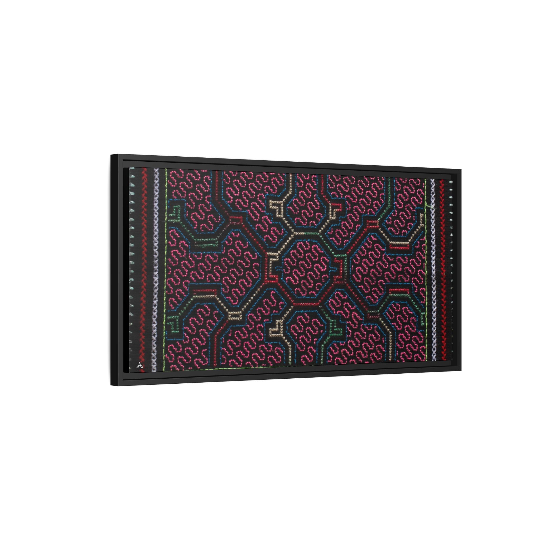 Canvas Shipibo Art – Metax Kené – Icaro of the medicine trees