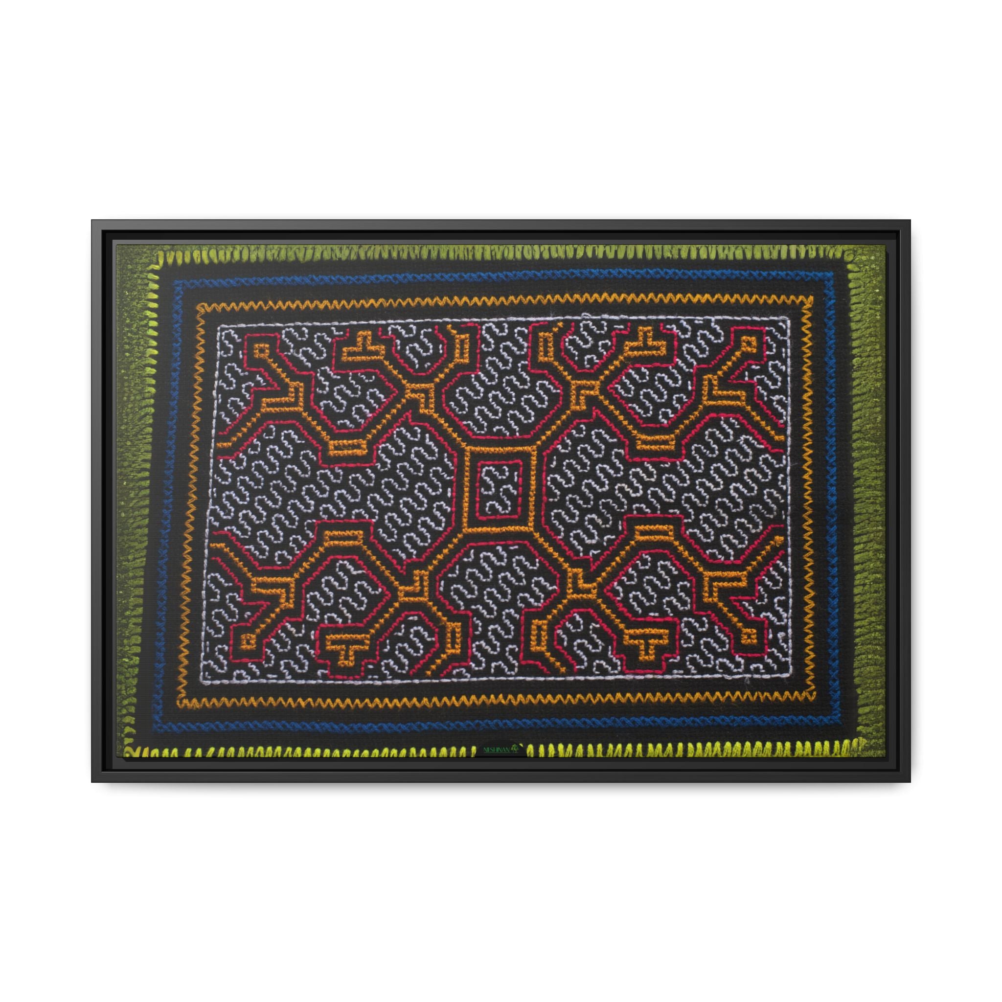 Canvas Shipibo Art – Mayá Kené – Icaro of the family member