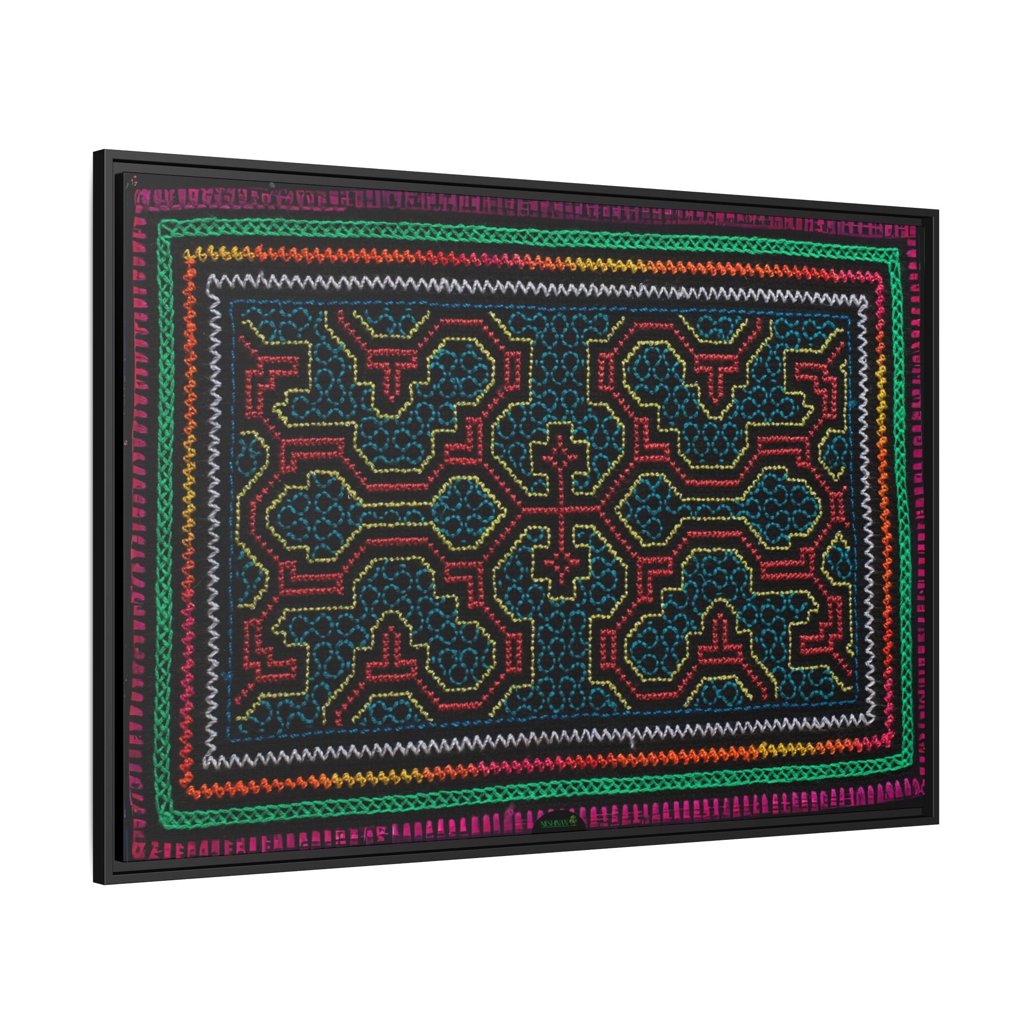 Canvas Shipibo Art – Mayá Kené – Icaro of beautifying
