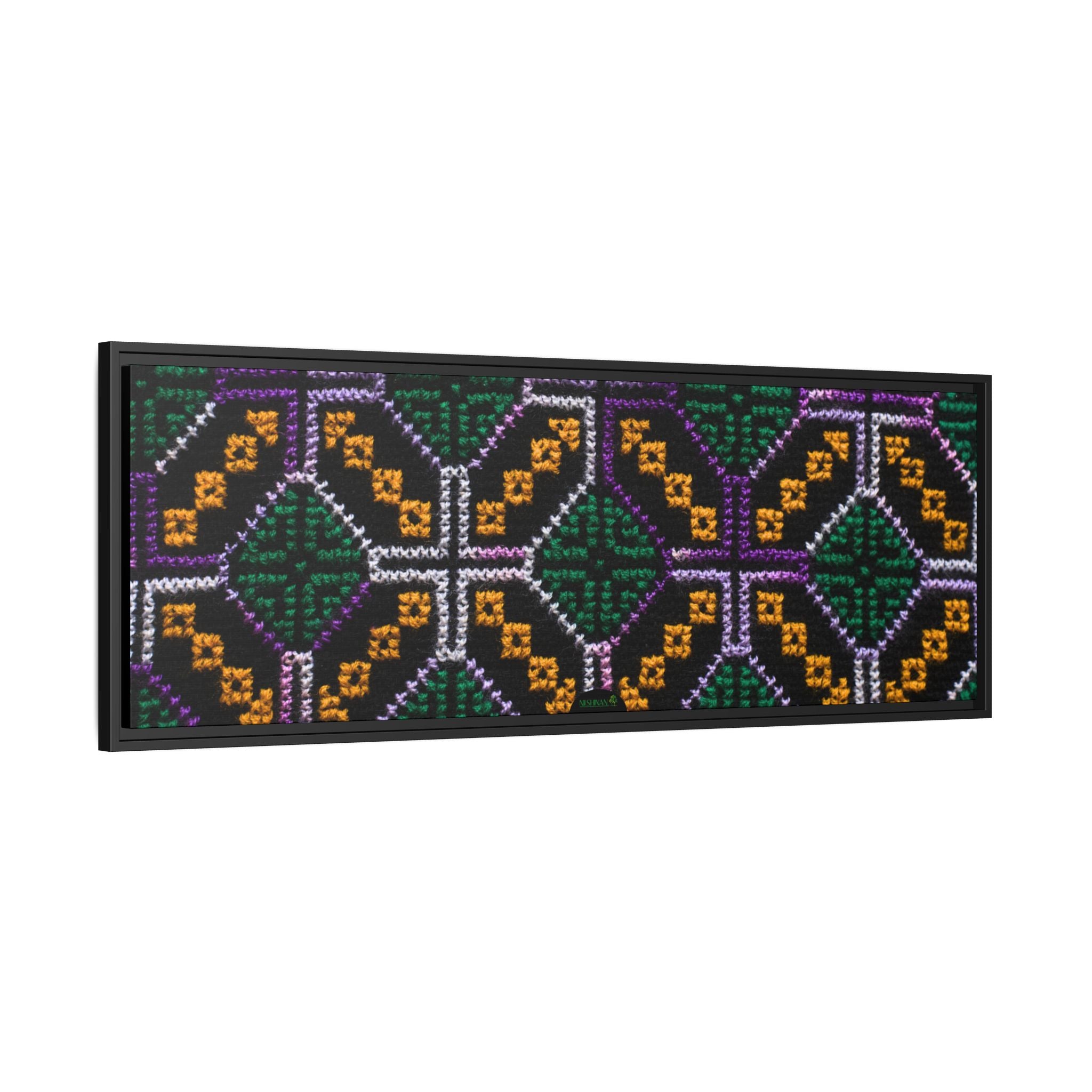 Canvas Shipibo Art – Petó Kené – Icaro of the forest and sky