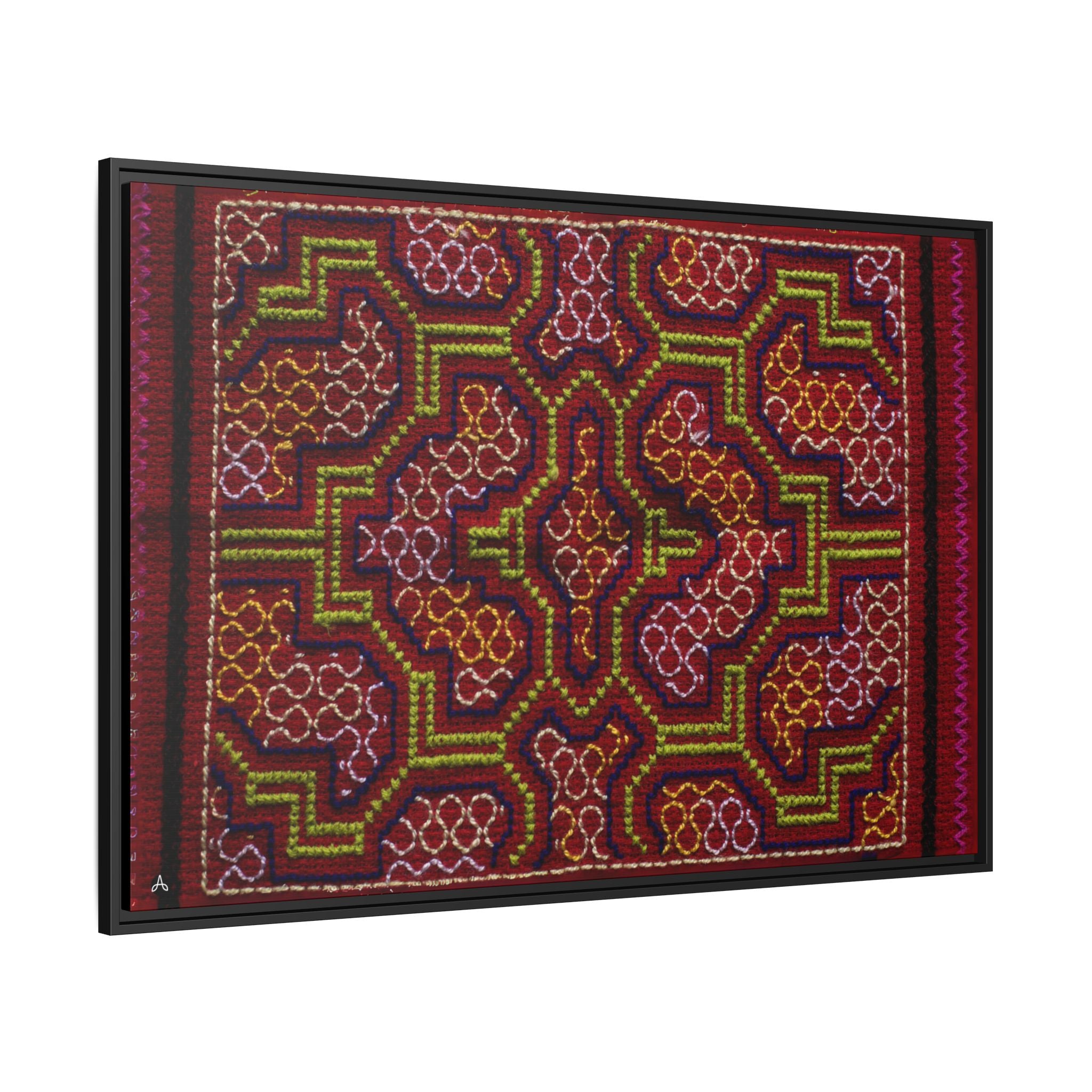 Canvas Shipibo Art – Mayá Kené – Icaro of Marriage & Family