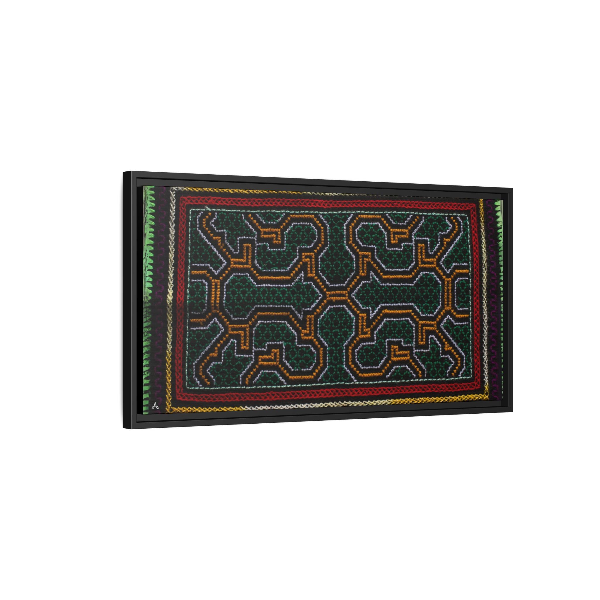 Canvas Shipibo Art – Metax Kené – Icaro of the trees