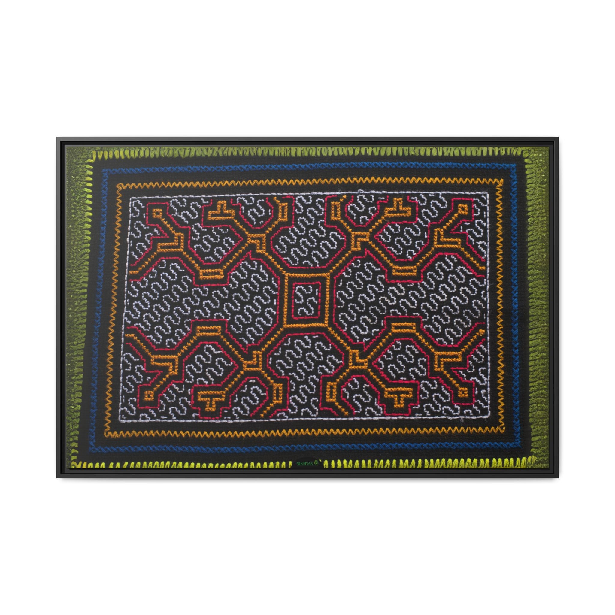 Canvas Shipibo Art – Mayá Kené – Icaro of the family member