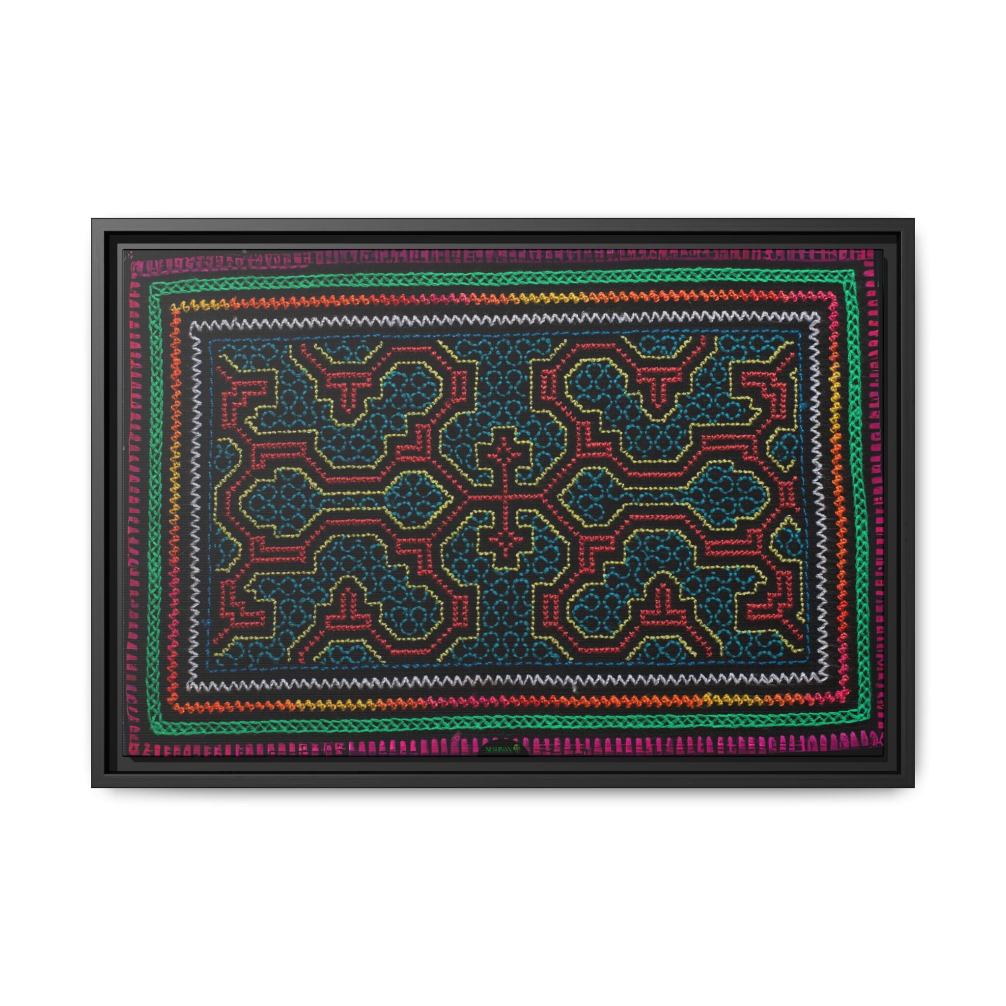 Canvas Shipibo Art – Mayá Kené – Icaro of beautifying