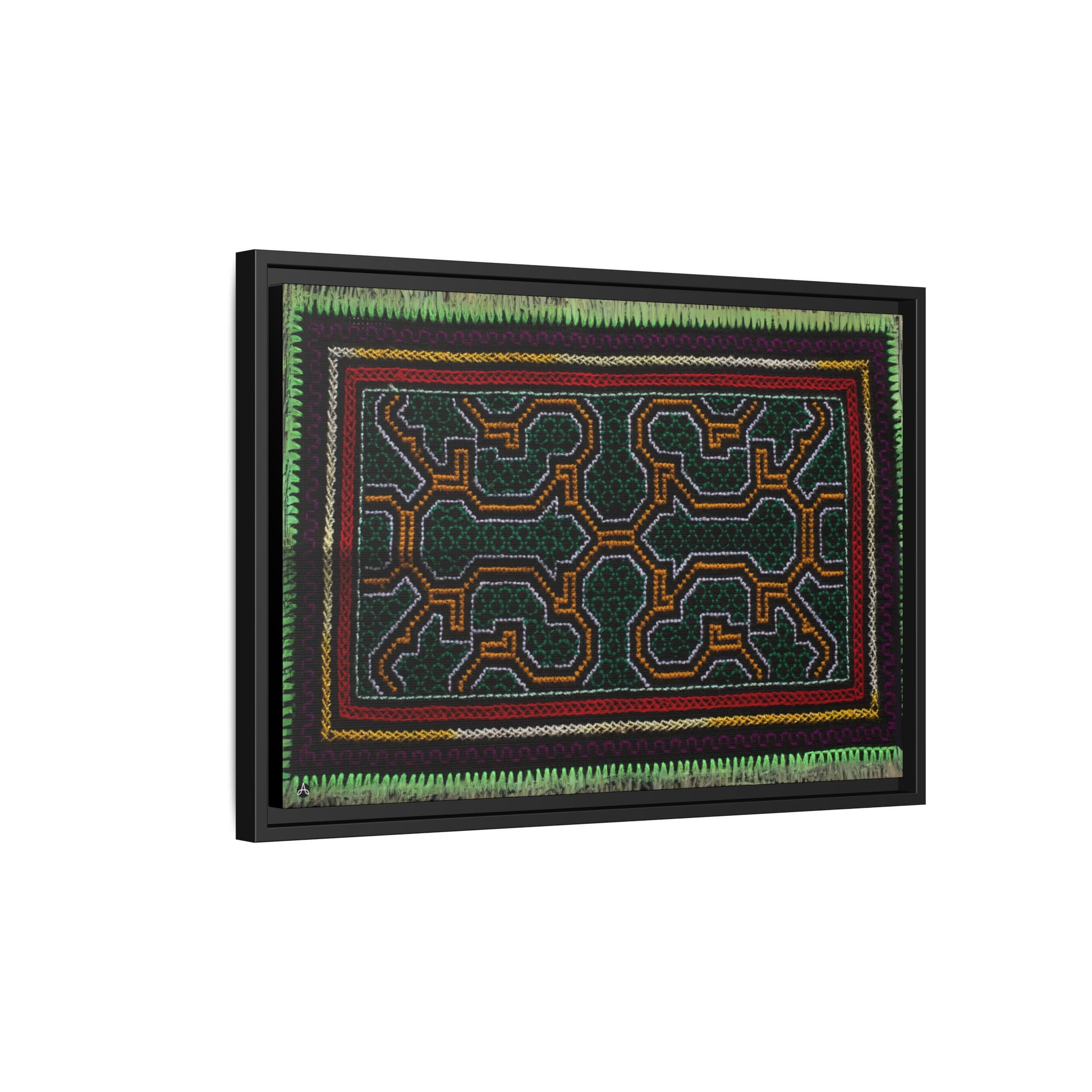 Canvas Shipibo Art – Metax Kené – Icaro of the trees