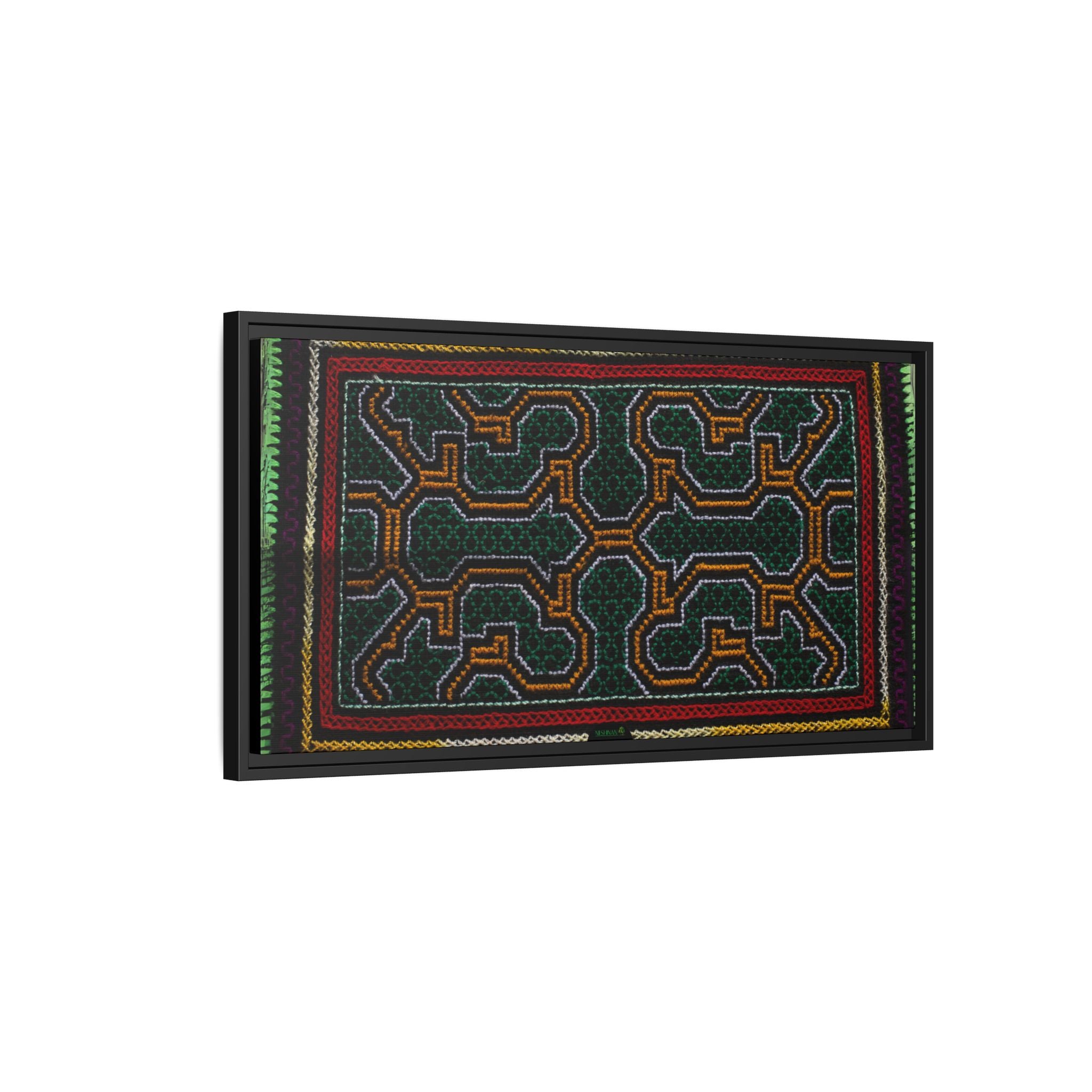 Canvas Shipibo Art – Metax Kené – Icaro of the trees