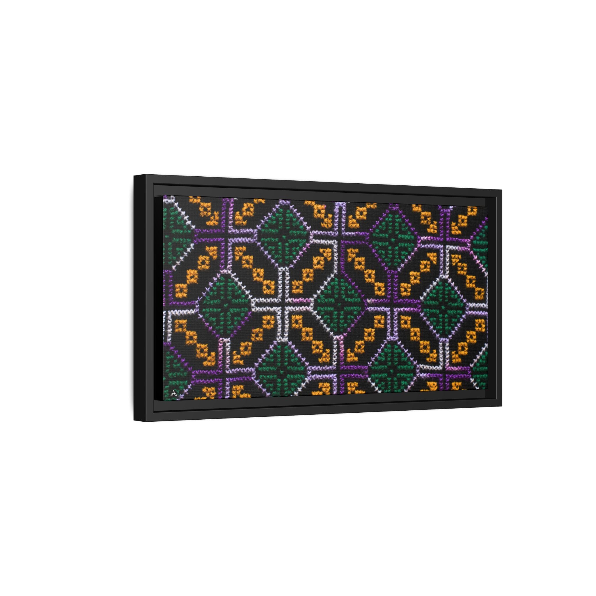 Canvas Shipibo Art – Petó Kené – Icaro of the forest and sky