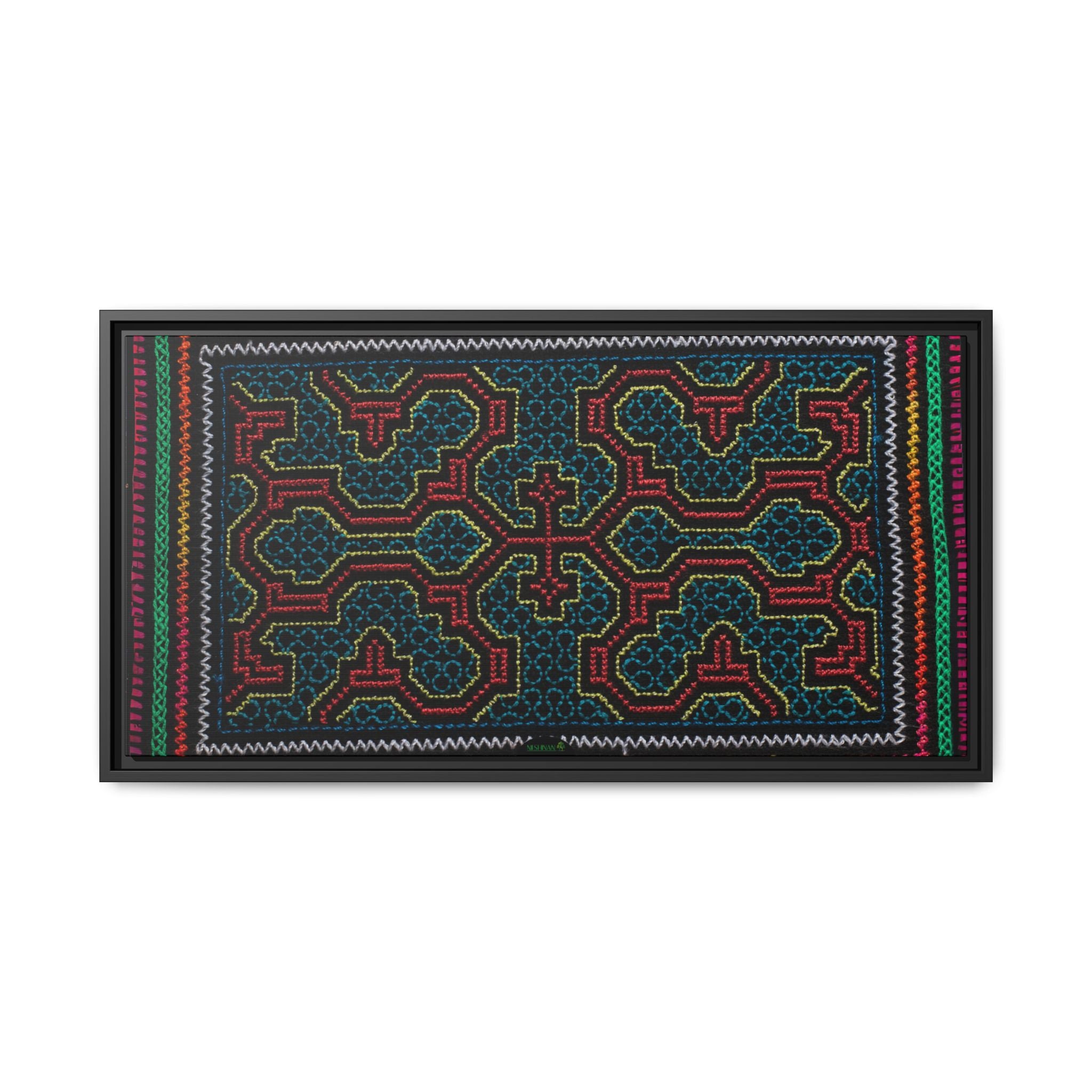 Canvas Shipibo Art – Mayá Kené – Icaro of beautifying