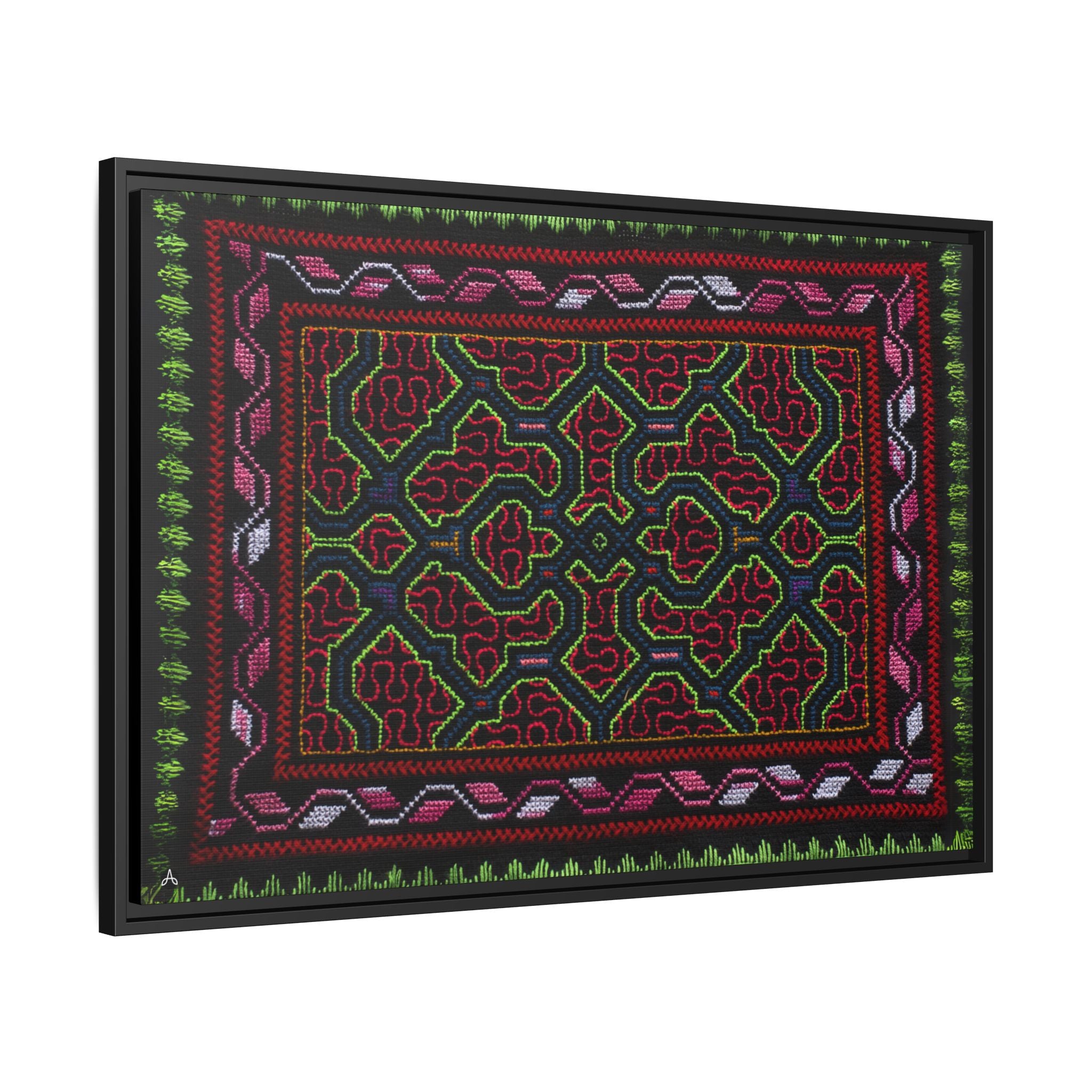 Canvas Shipibo Art – Sanken Kené – Icaro of all elements