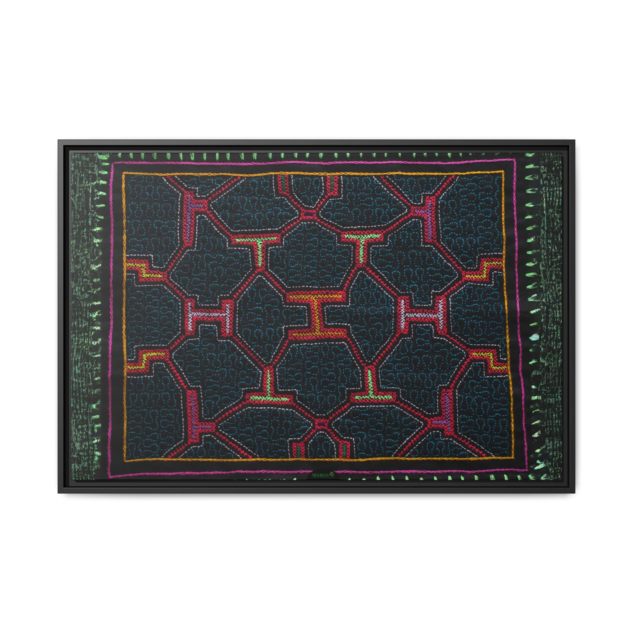 Canvas Shipibo Art – Xao Kené – Icaro of acceptance