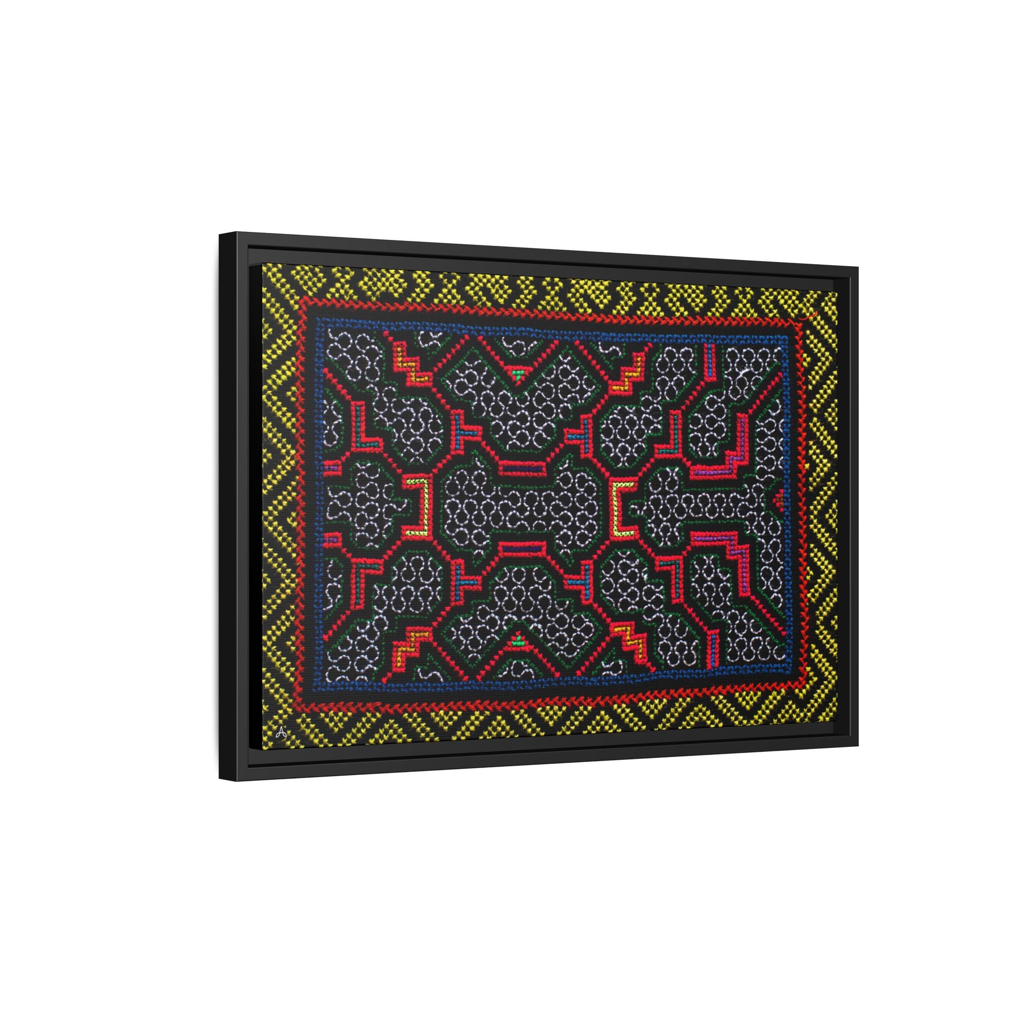 Canvas Shipibo Art – Xao Kené – Icaro of light and gratitude