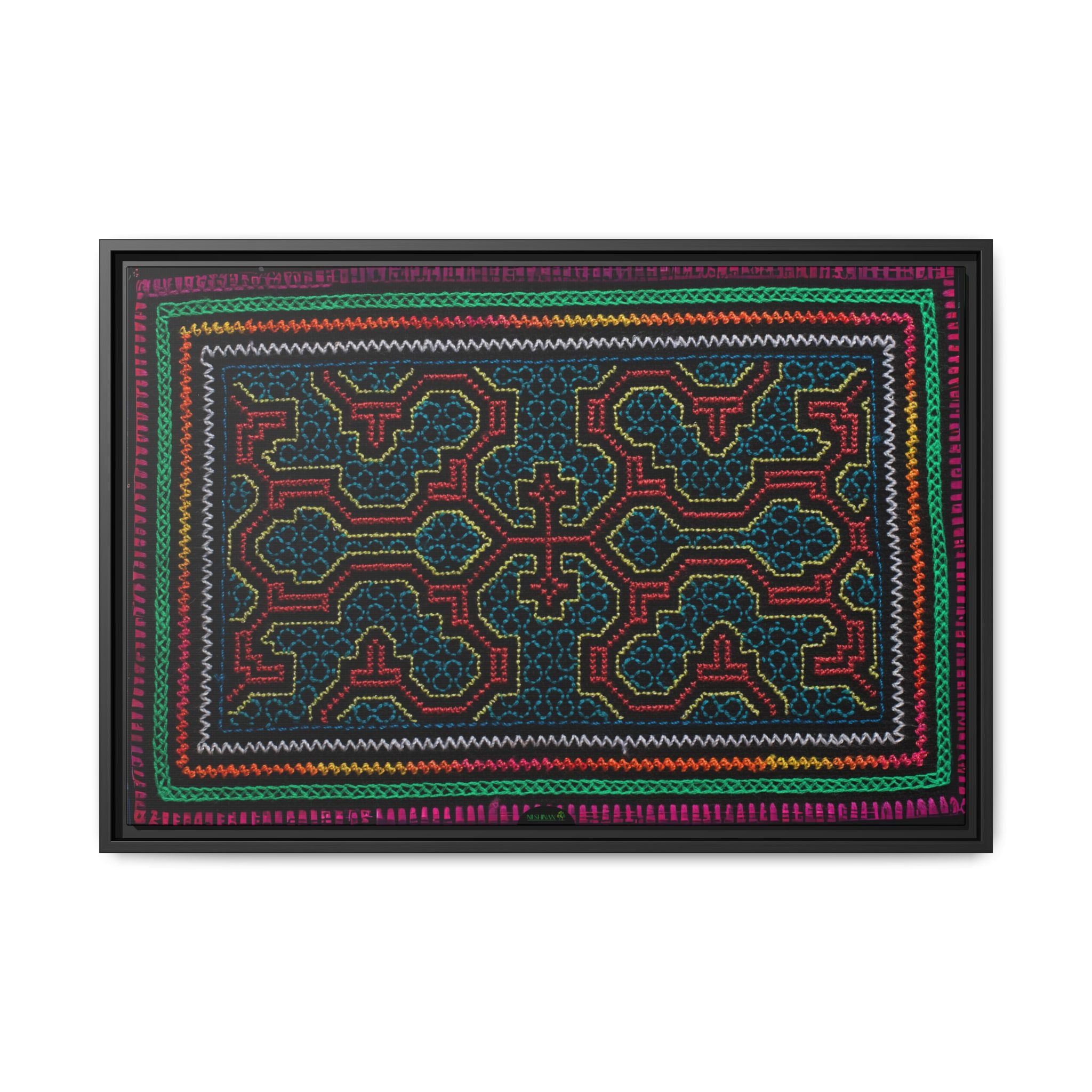 Canvas Shipibo Art – Mayá Kené – Icaro of beautifying