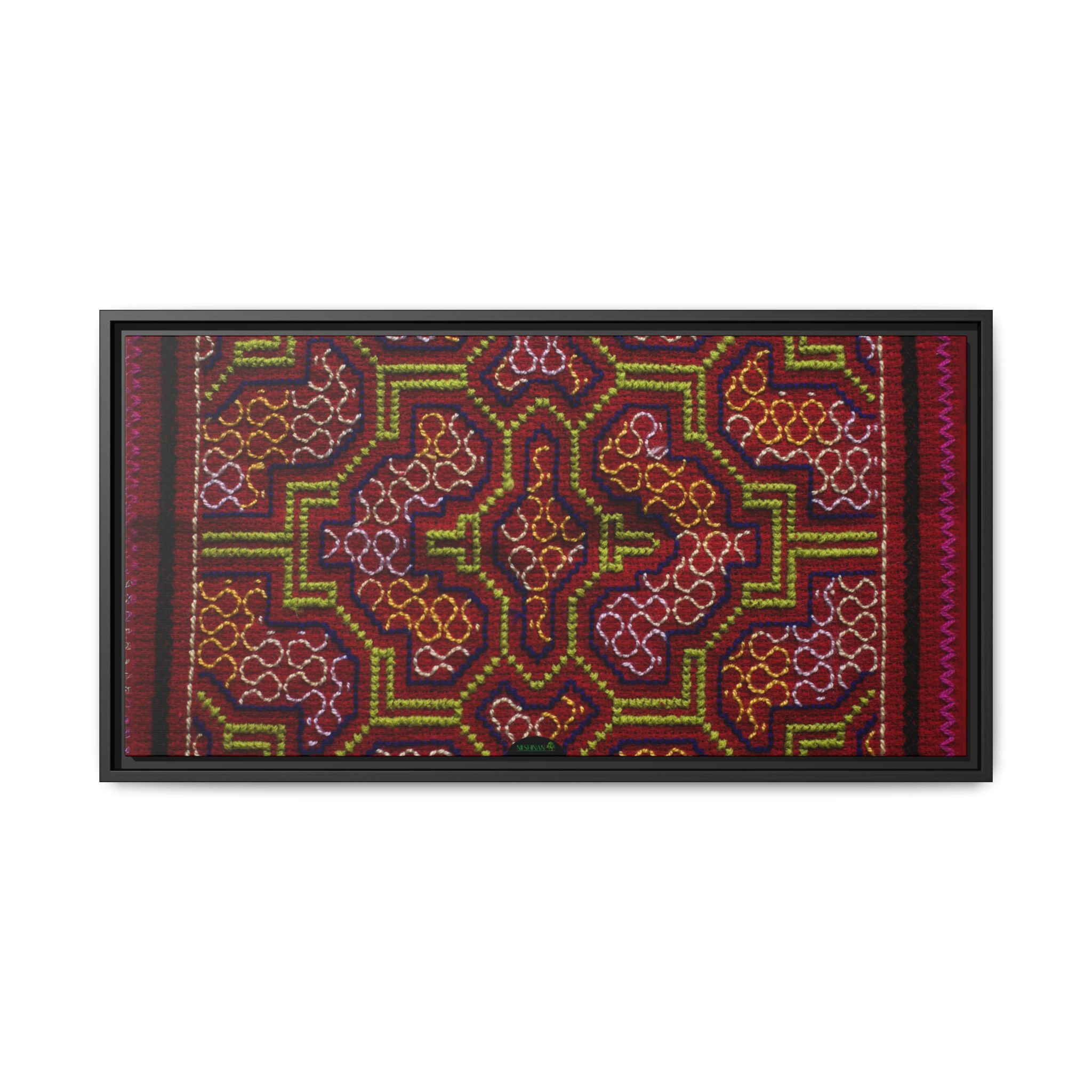 Canvas Shipibo Art – Mayá Kené – Icaro of the new lineages