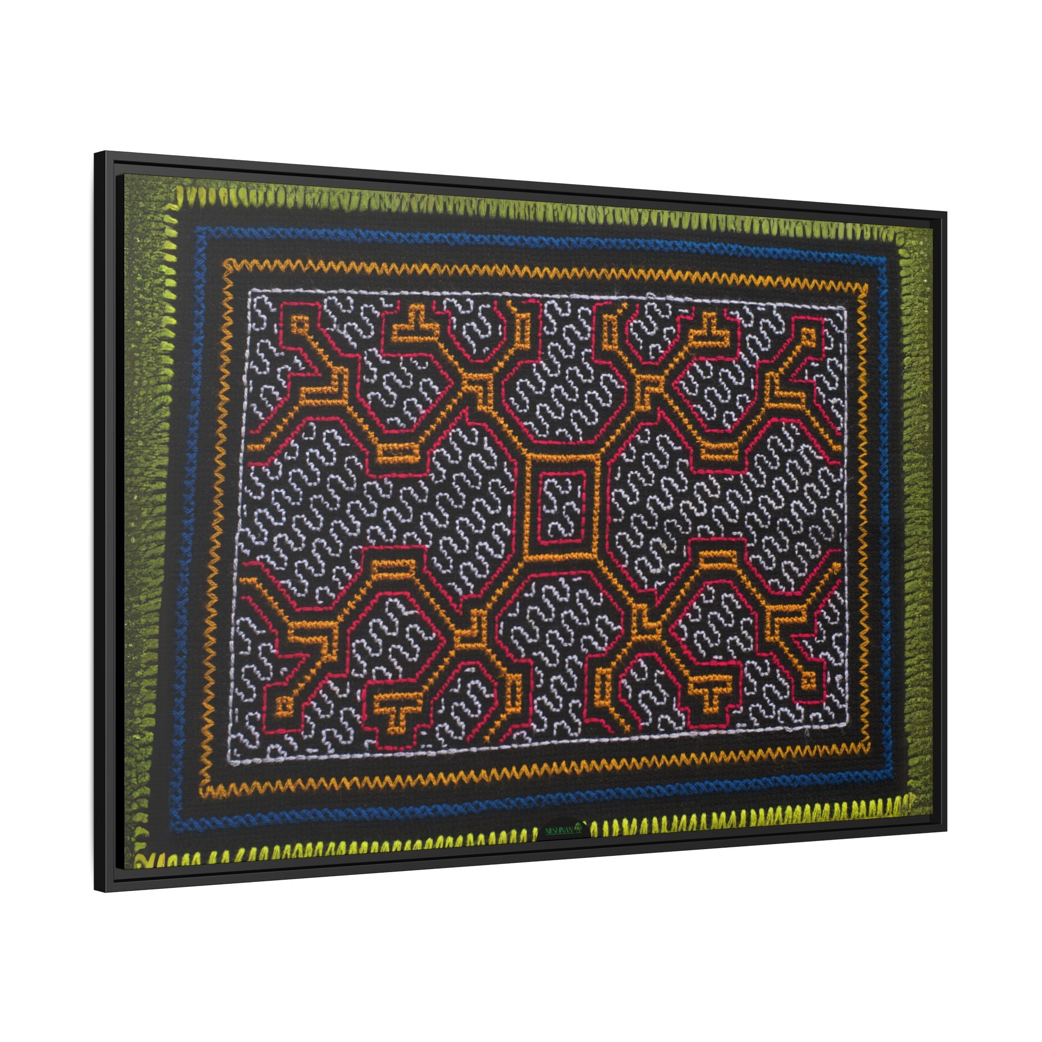 Canvas Shipibo Art – Mayá Kené – Icaro of the family member