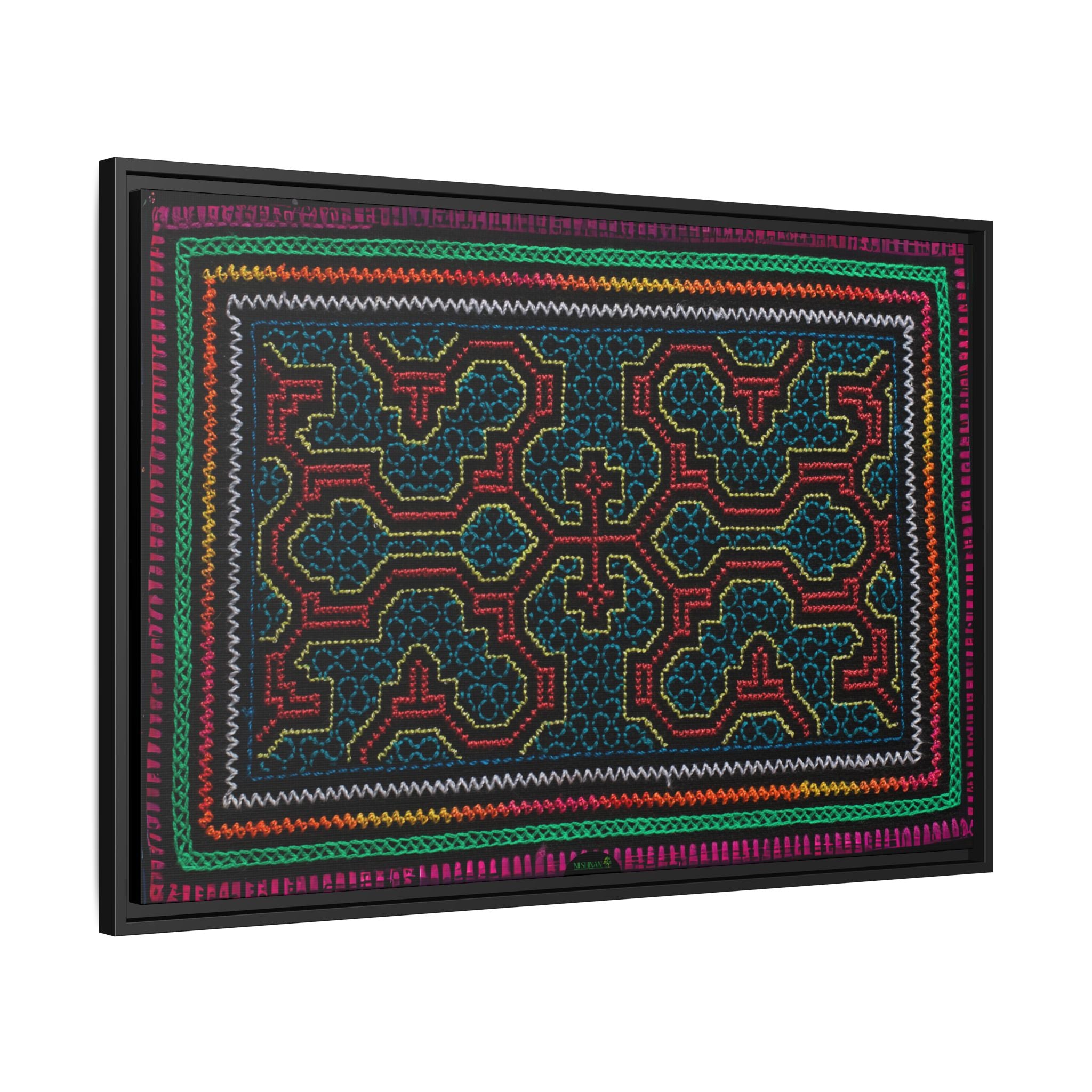 Canvas Shipibo Art – Mayá Kené – Icaro of beautifying