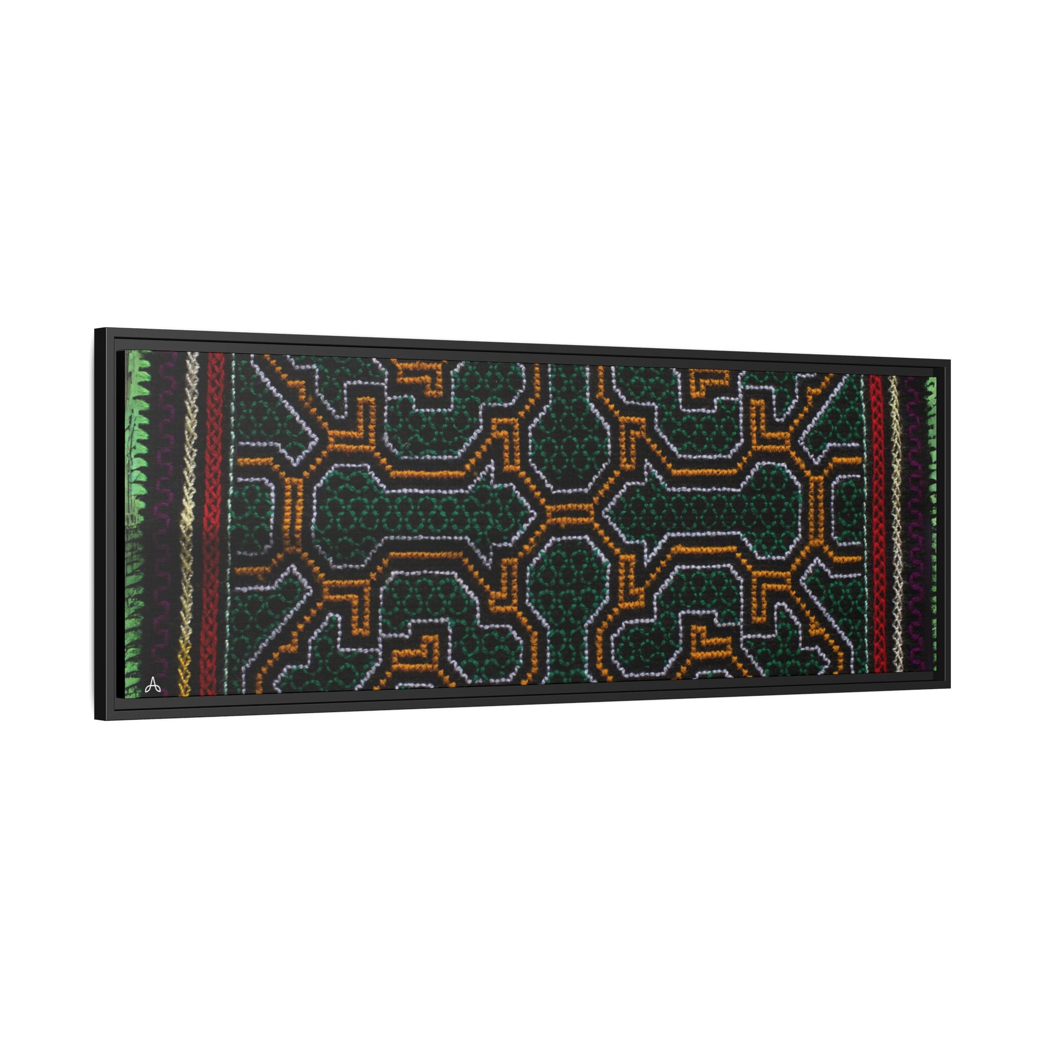 Canvas Shipibo Art – Metax Kené – Icaro of the trees