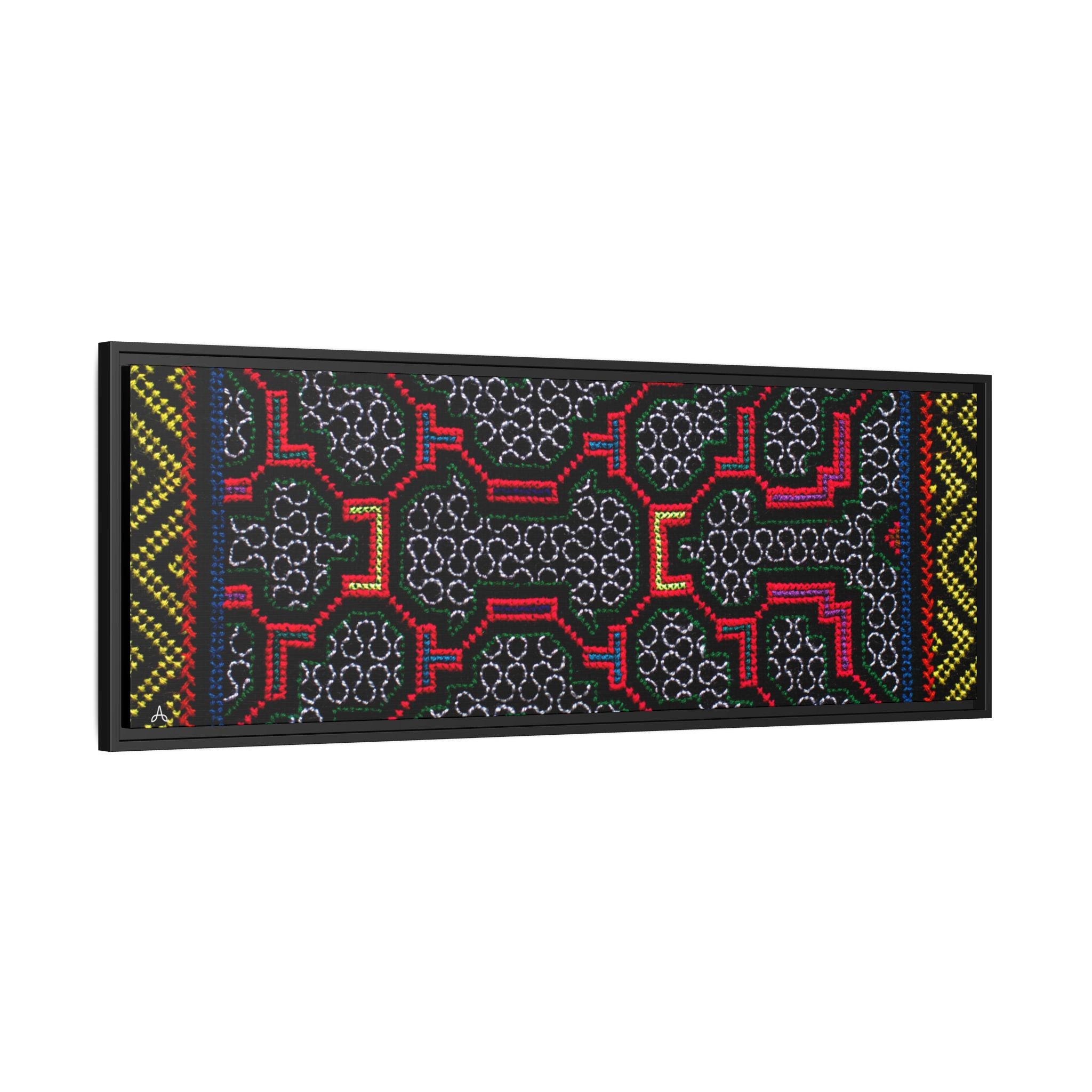 Canvas Shipibo Art – Xao Kené – Icaro of light and gratitude