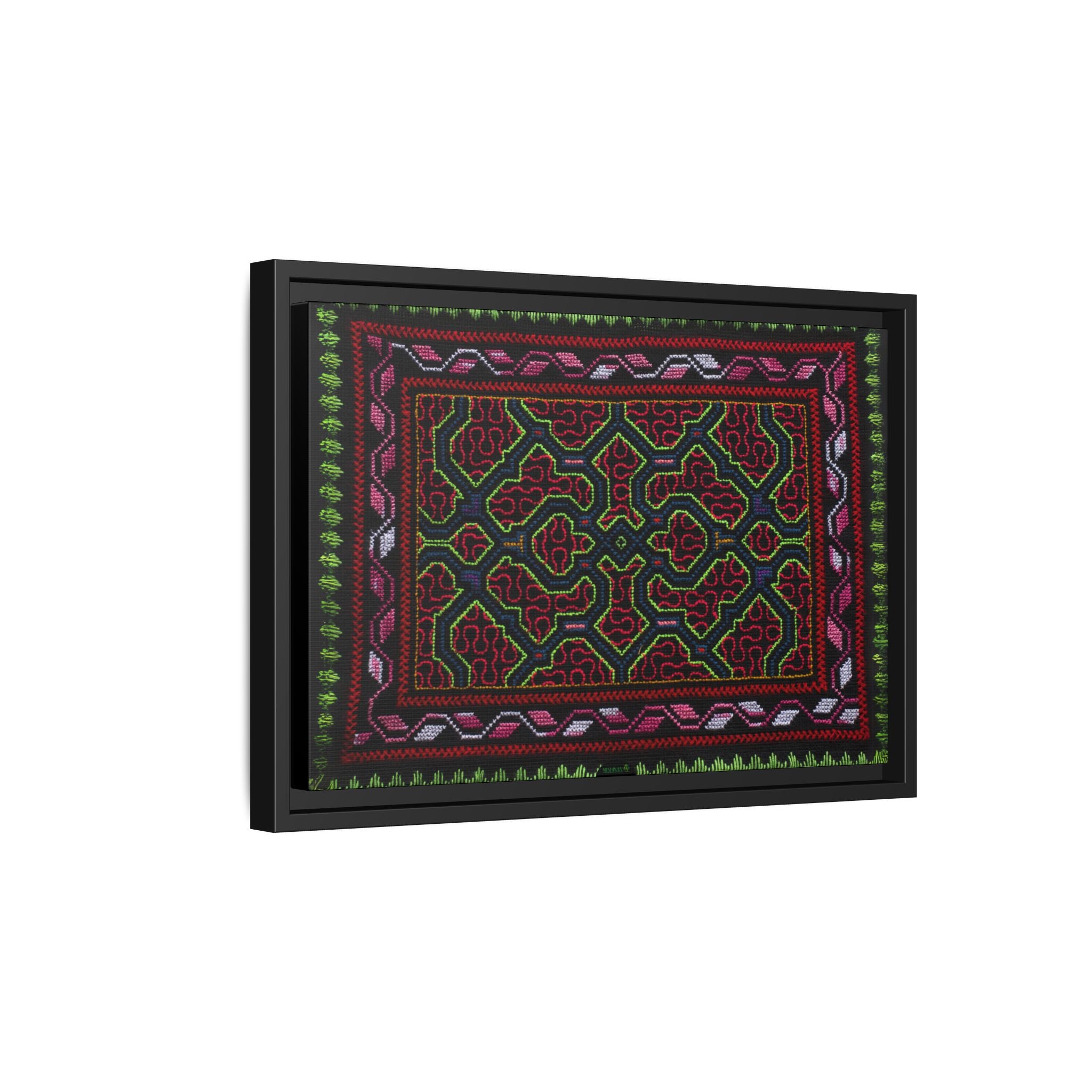 Canvas Shipibo Art – Sanken Kené – Icaro of all elements