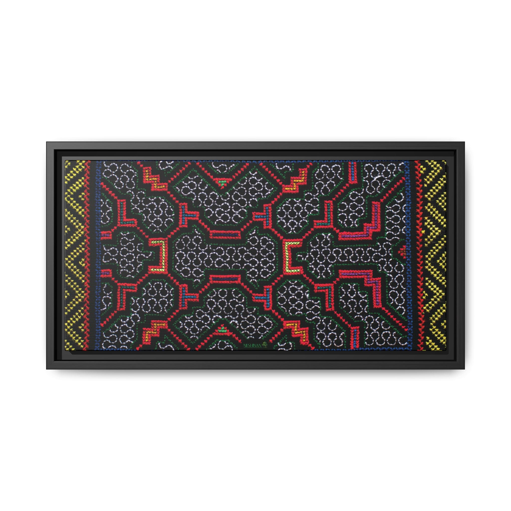 Canvas Shipibo Art – Xao Kené – Icaro of light and gratitude