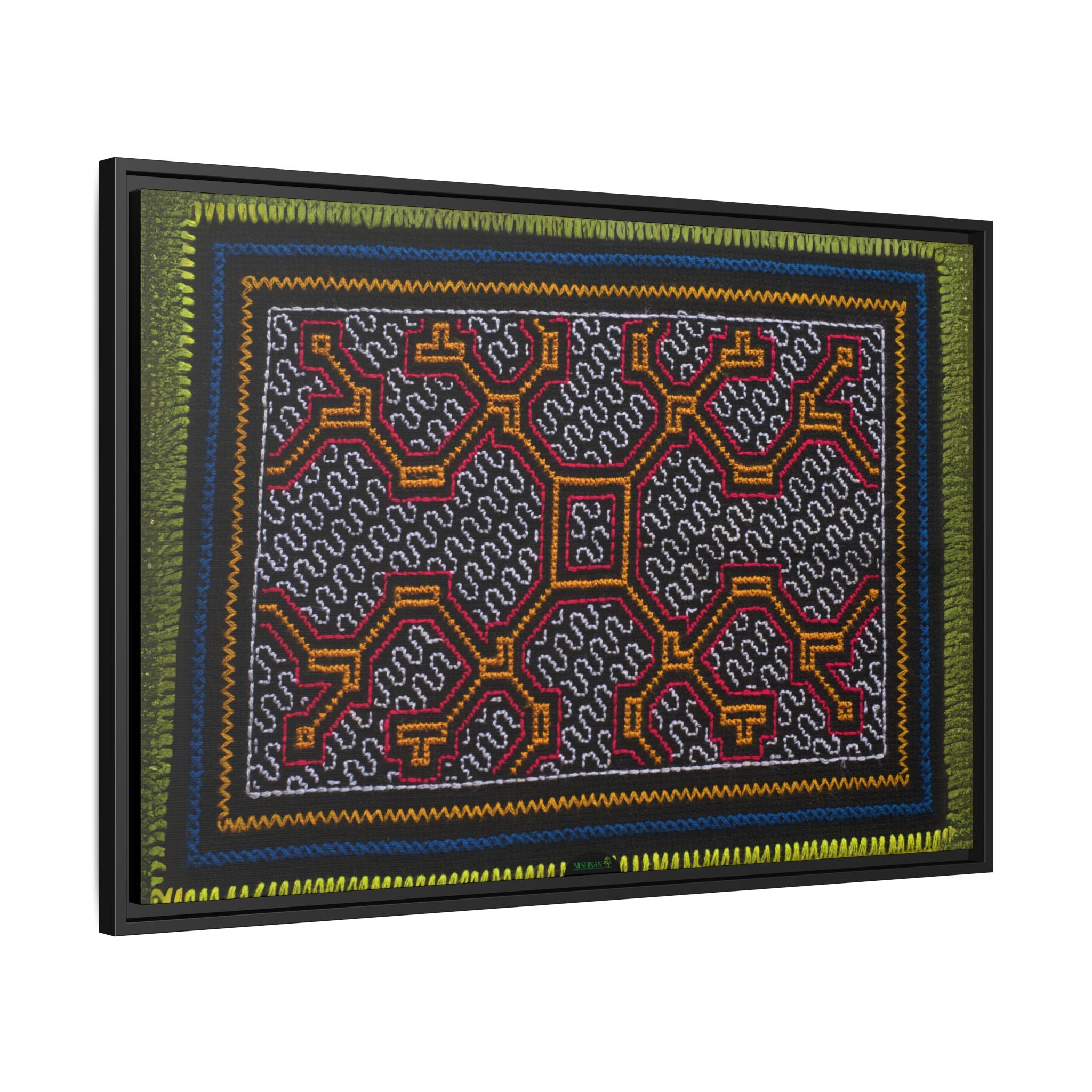 Canvas Shipibo Art – Mayá Kené – Icaro of the family member