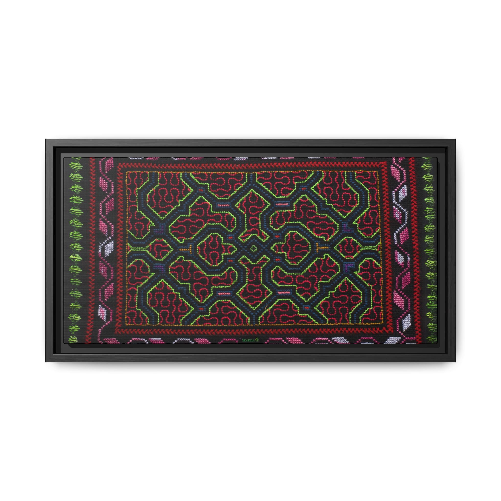 Canvas Shipibo Art – Sanken Kené – Icaro of all elements
