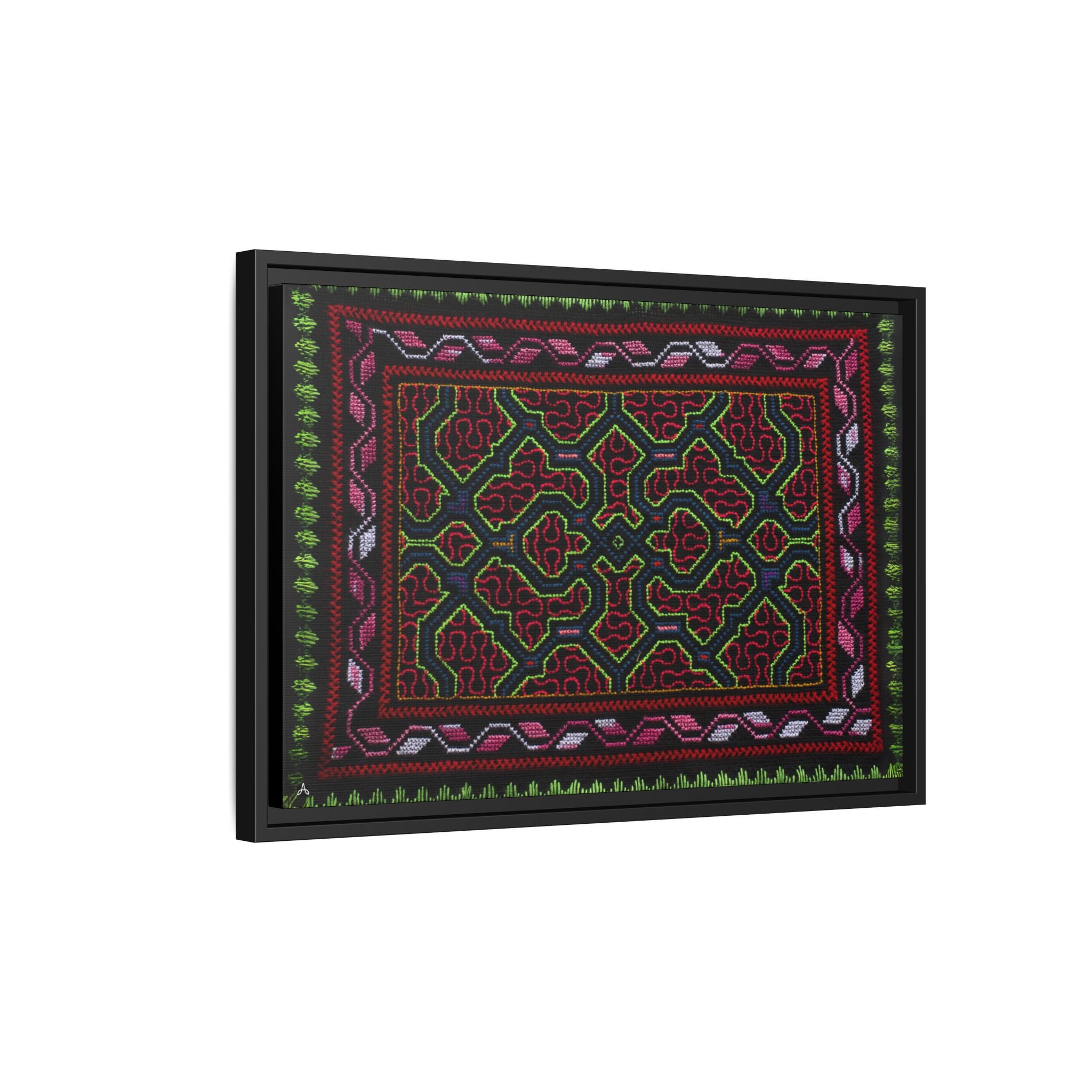 Canvas Shipibo Art – Sanken Kené – Icaro of all elements