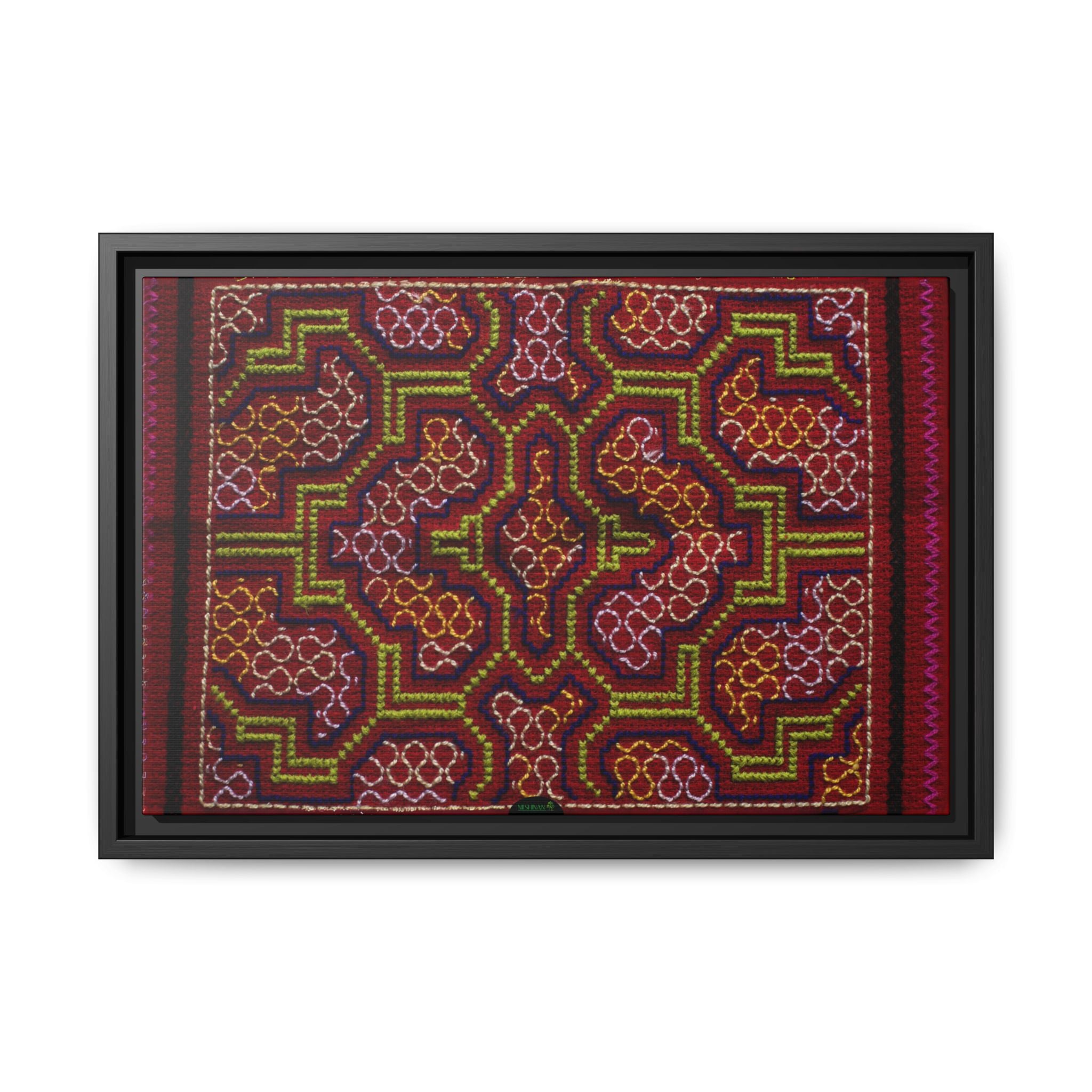 Canvas Shipibo Art – Mayá Kené – Icaro of the new lineages