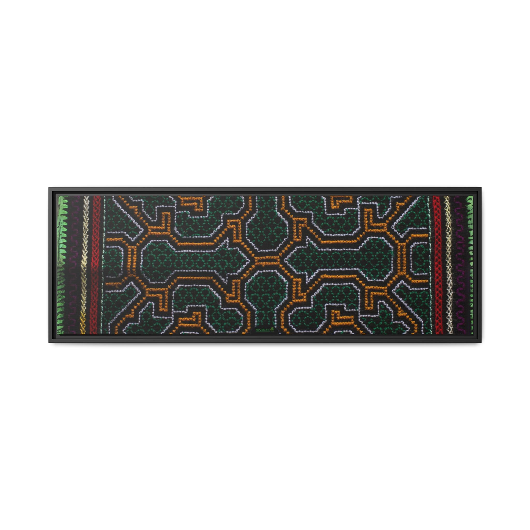Canvas Shipibo Art – Metax Kené – Icaro of the trees