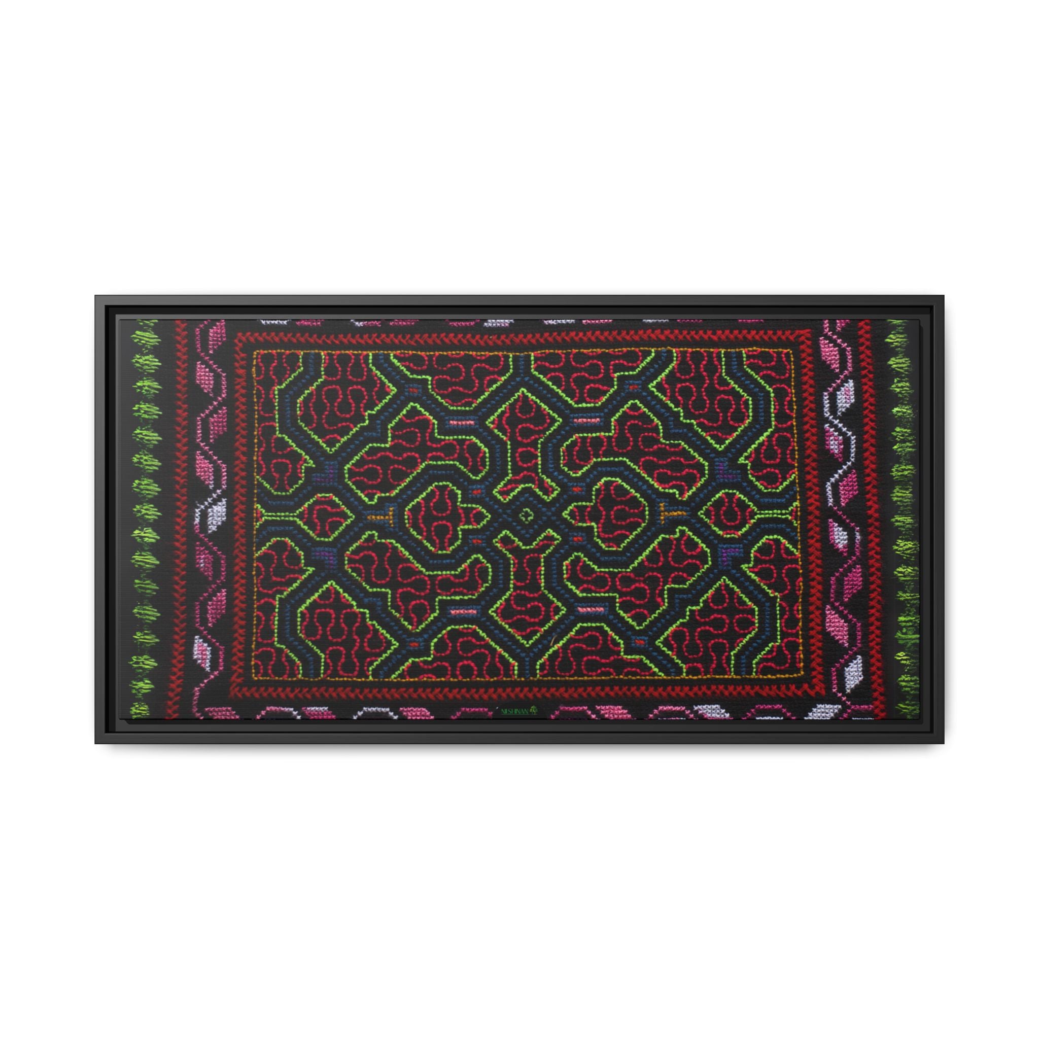 Canvas Shipibo Art – Sanken Kené – Icaro of all elements